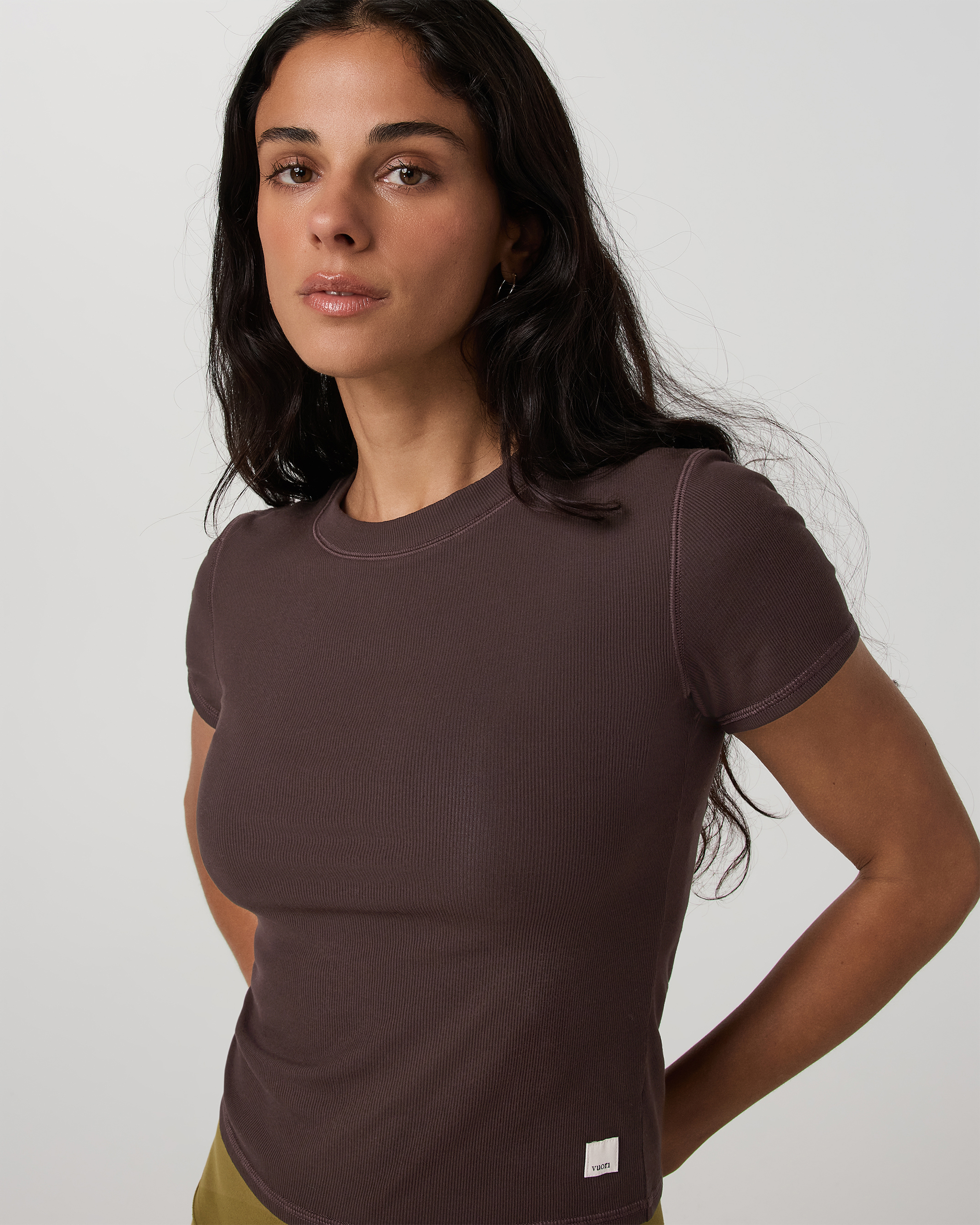 Pose Fitted Tee | French Roast