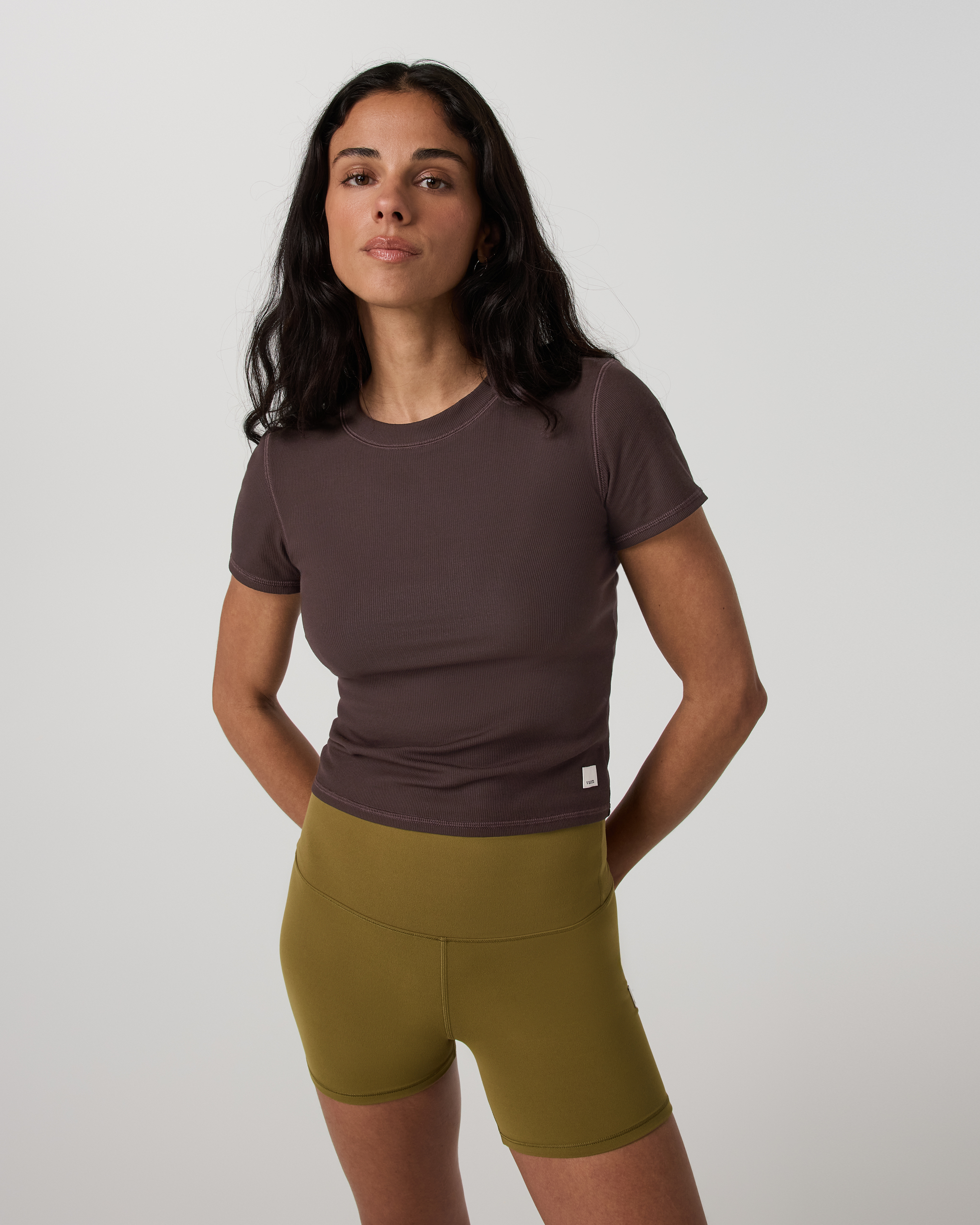Pose Fitted Tee | French Roast - Image 5