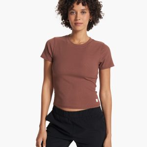 Pose Fitted Tee | Hazelnut