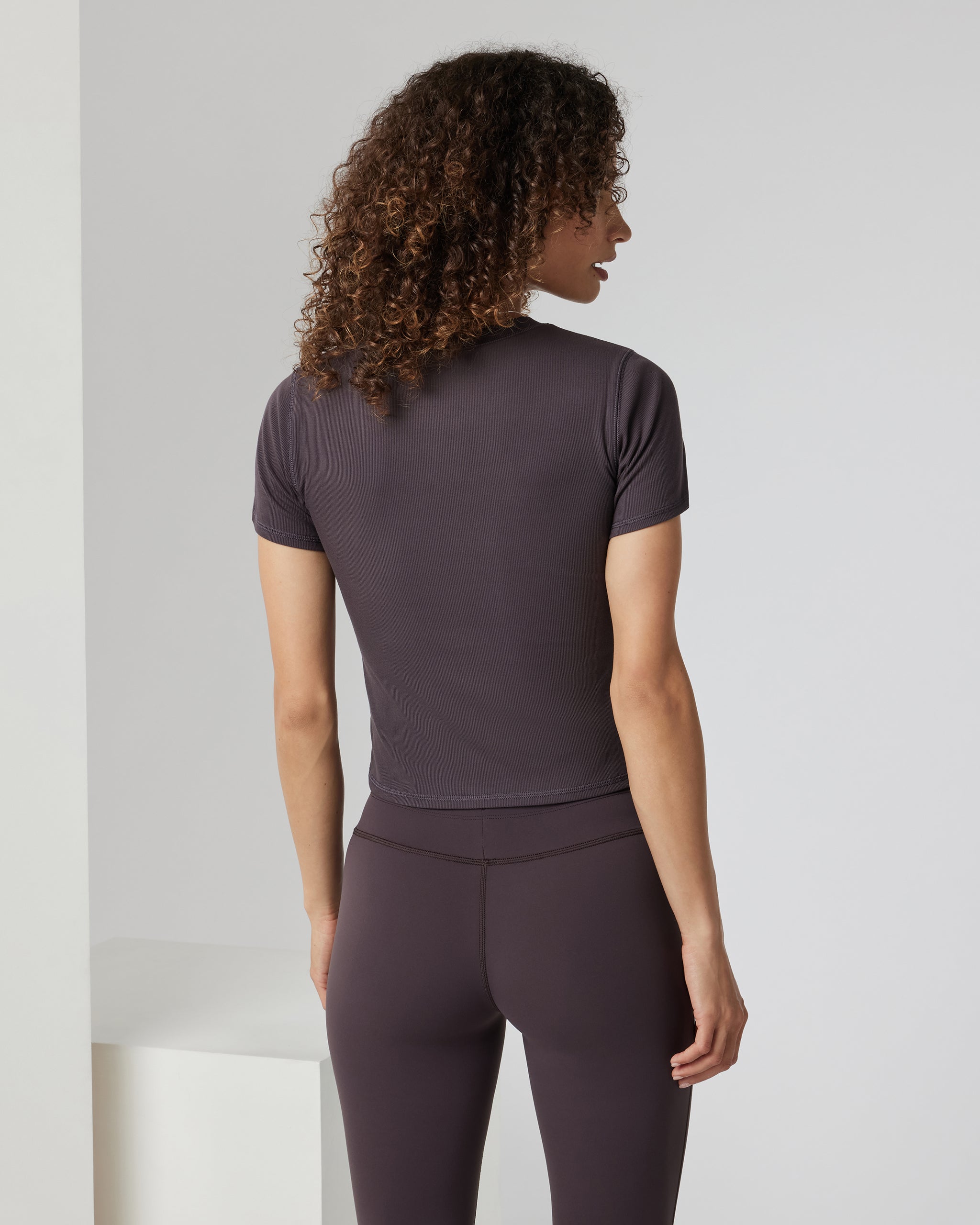 Pose Fitted Tee | Sangria - Image 3