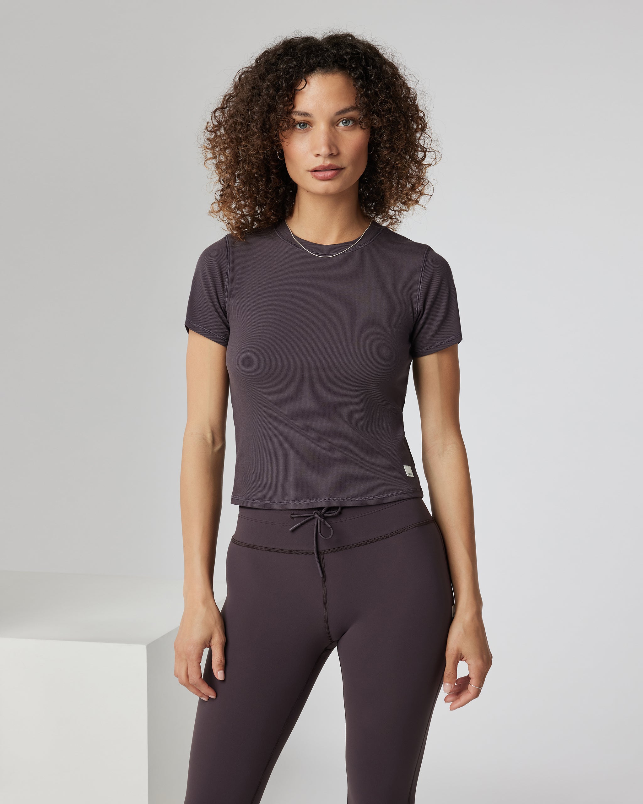 Pose Fitted Tee | Sangria