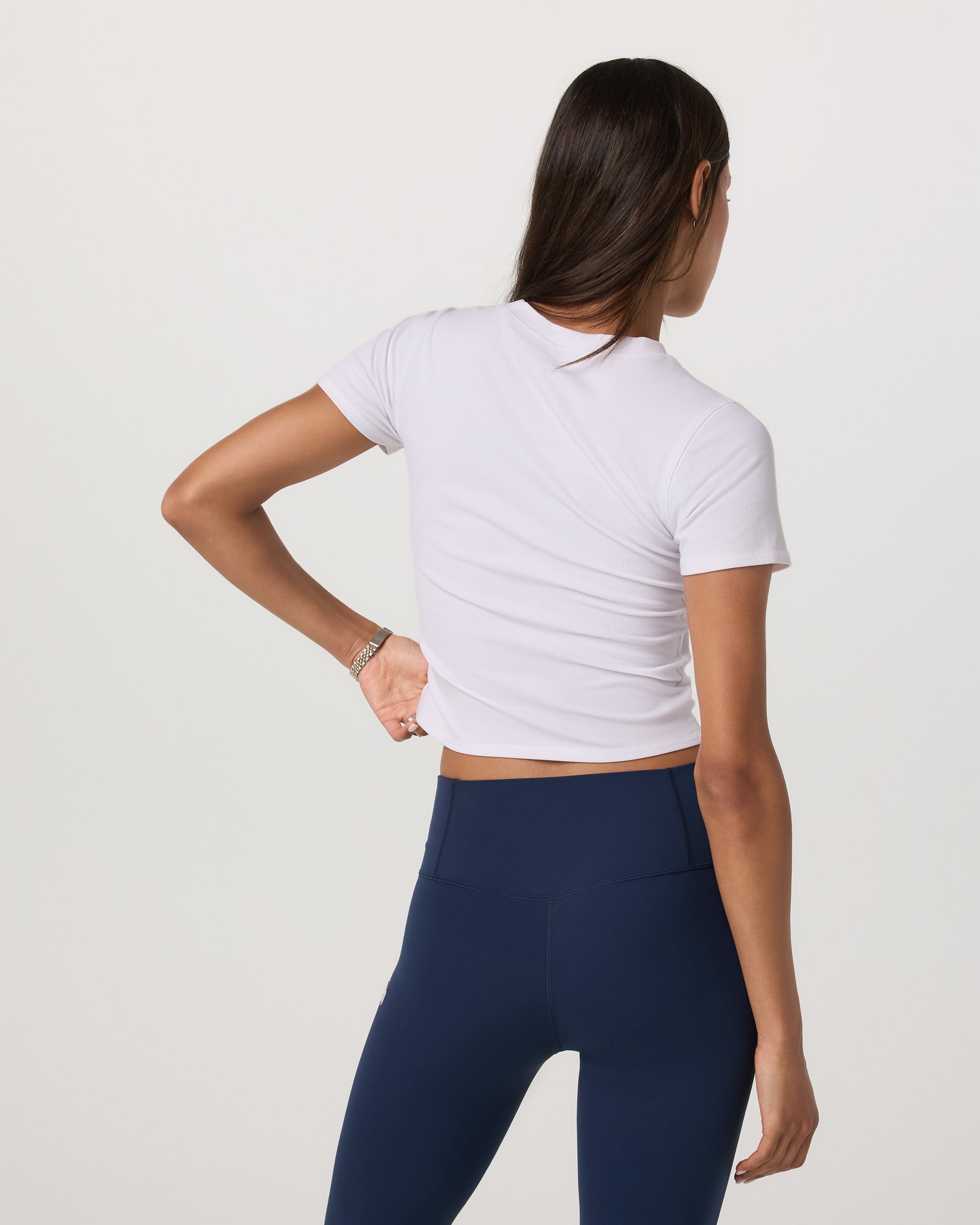 Pose Fitted Tee | White - Image 3