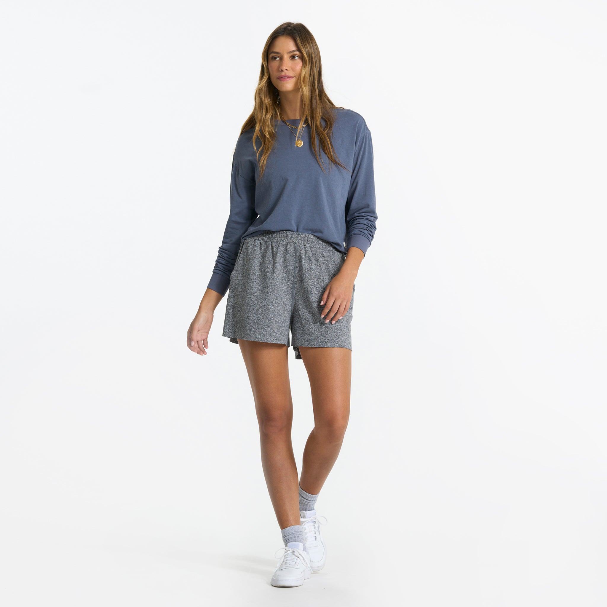 Long-Sleeve Coast Tee | Azure - Image 5