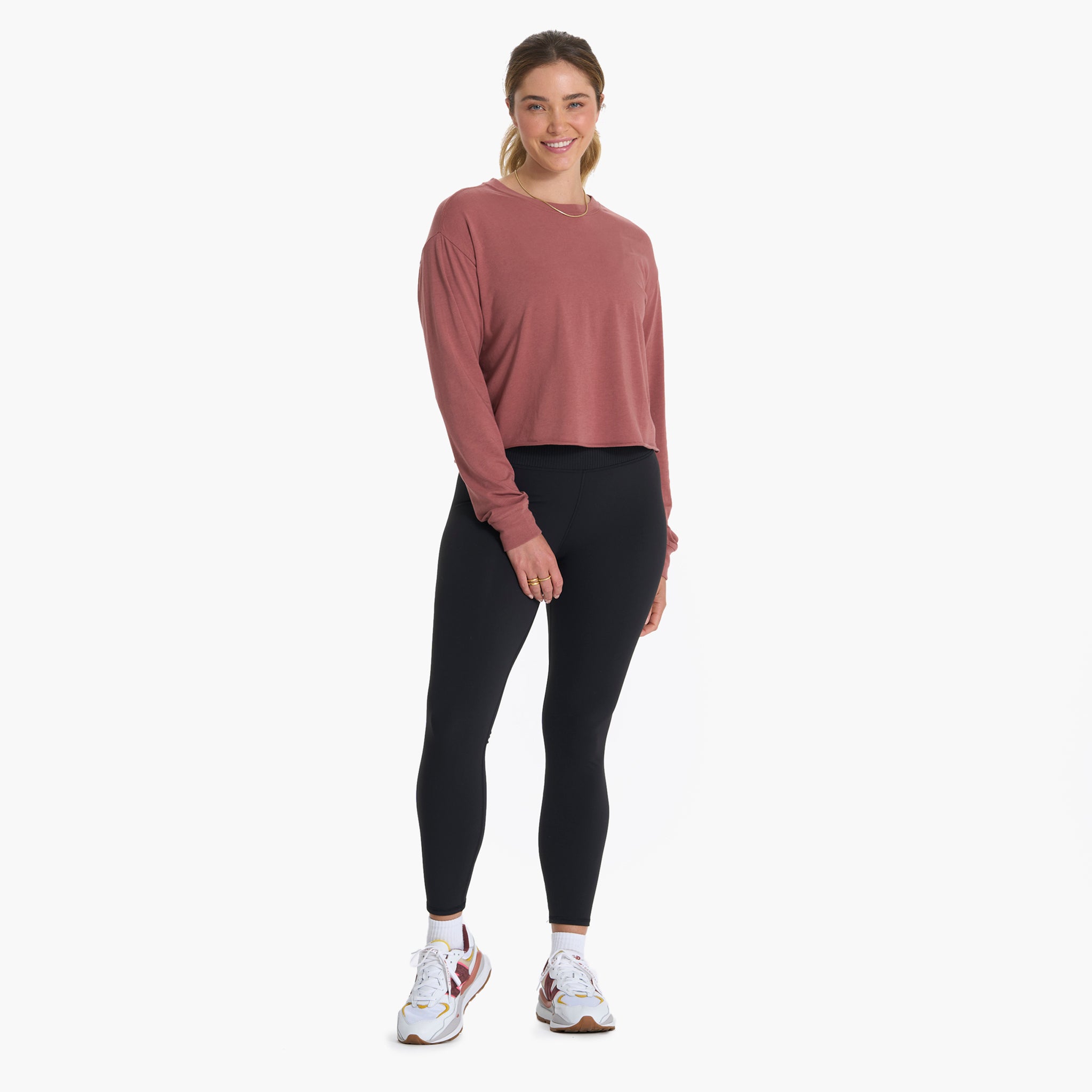 Long-Sleeve Coast Tee | Rosewood - Image 10