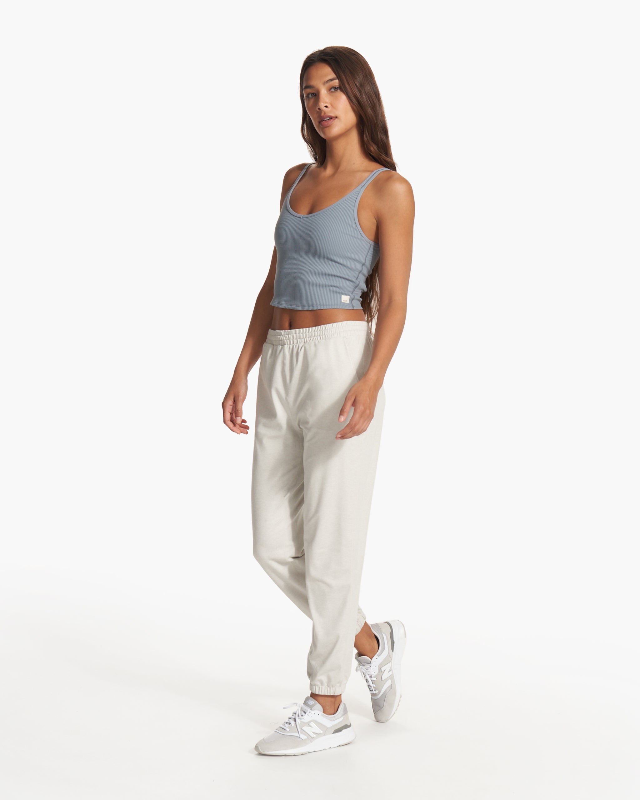 Rib Crop Tank | Flint - Image 3