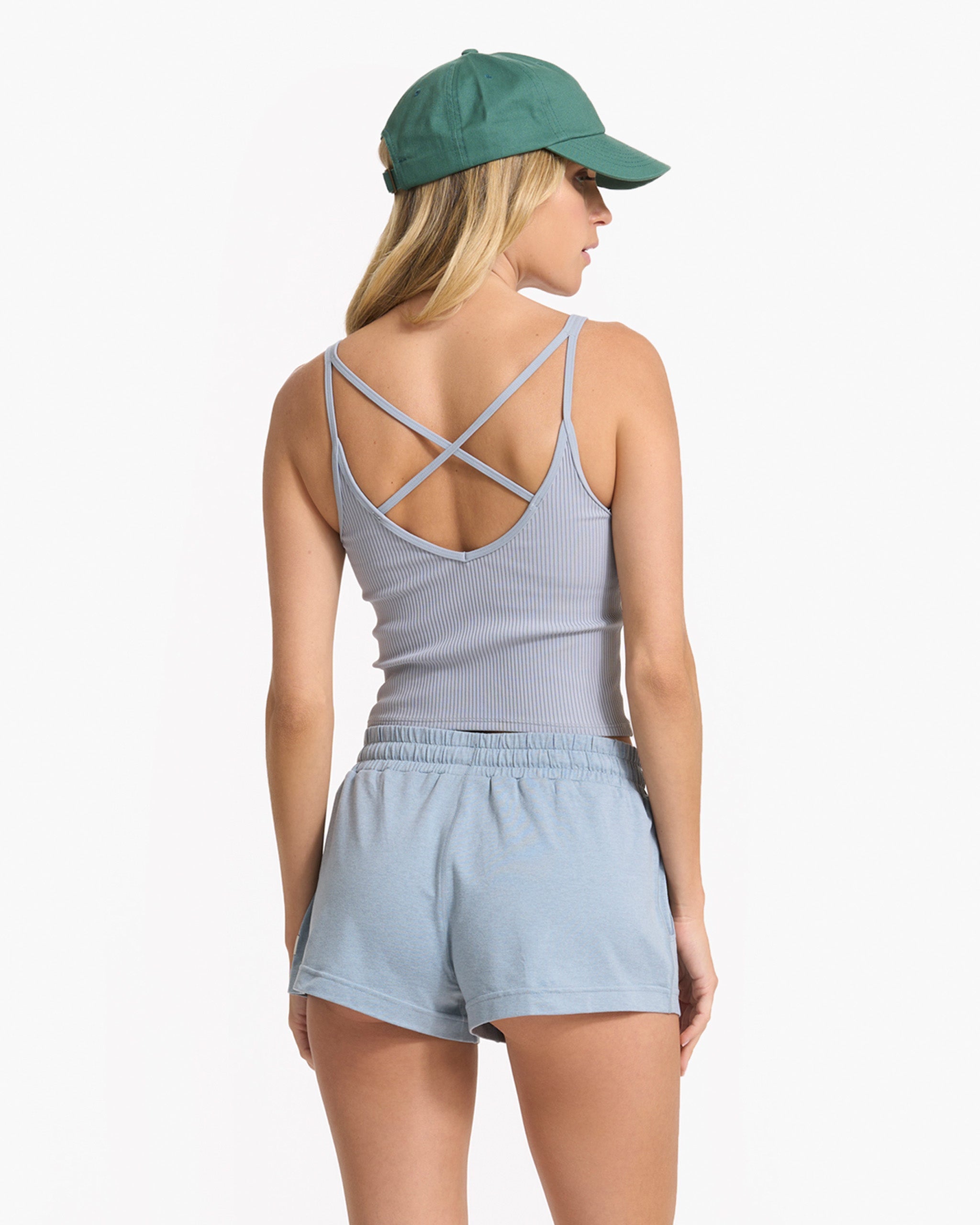 Rib Crop Tank | Light Cloud - Image 4