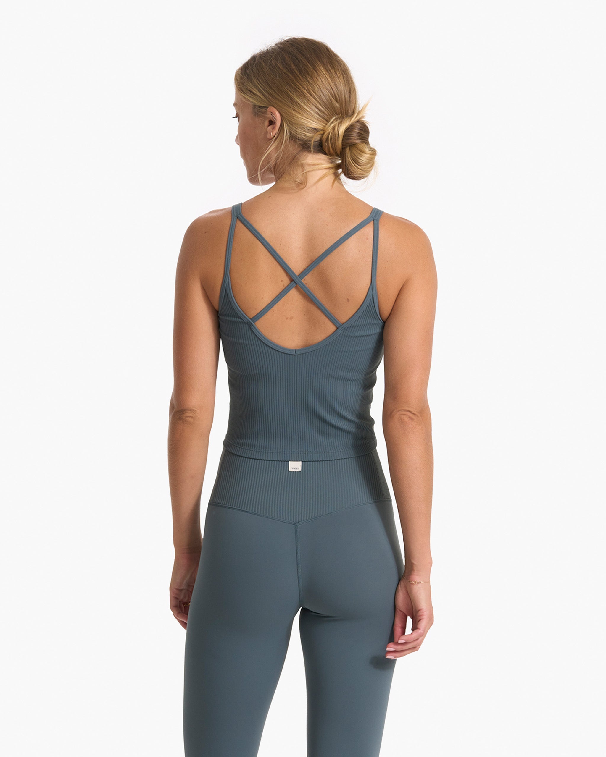 Rib Crop Tank | Stone - Image 5