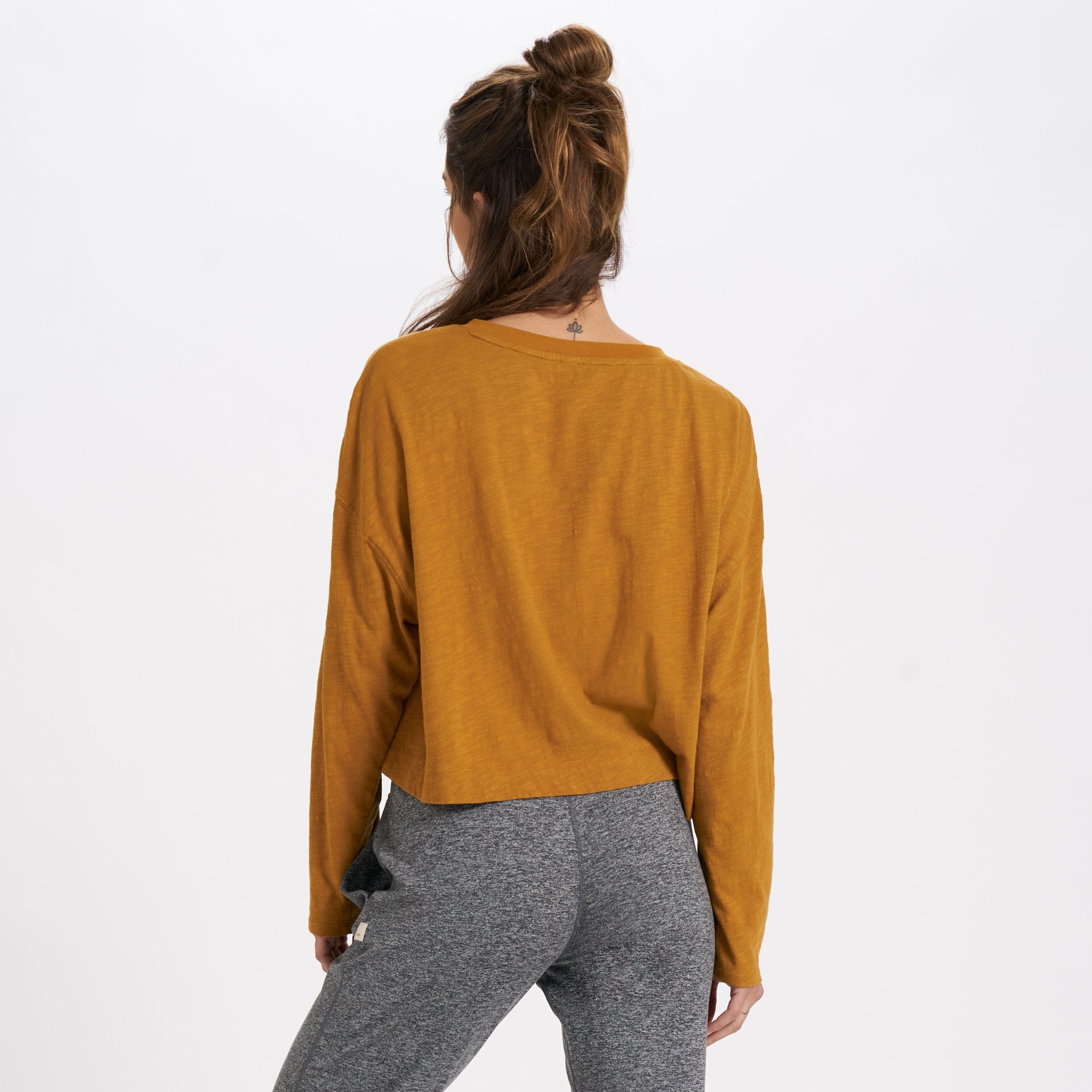 Long-Sleeve Sundown Tee | Dark Golden - Image 3
