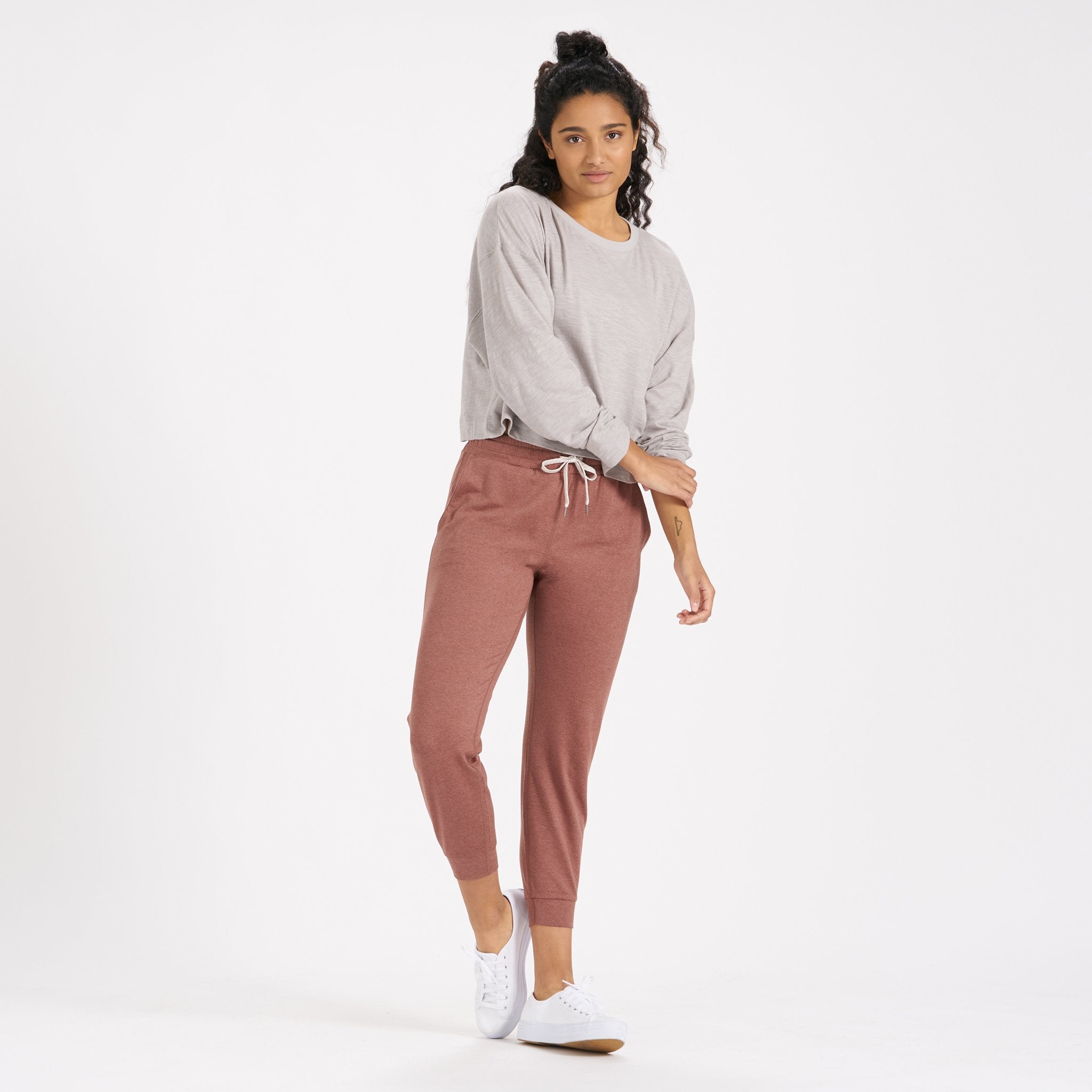 Long-Sleeve Sundown Tee | Fog - Image 4