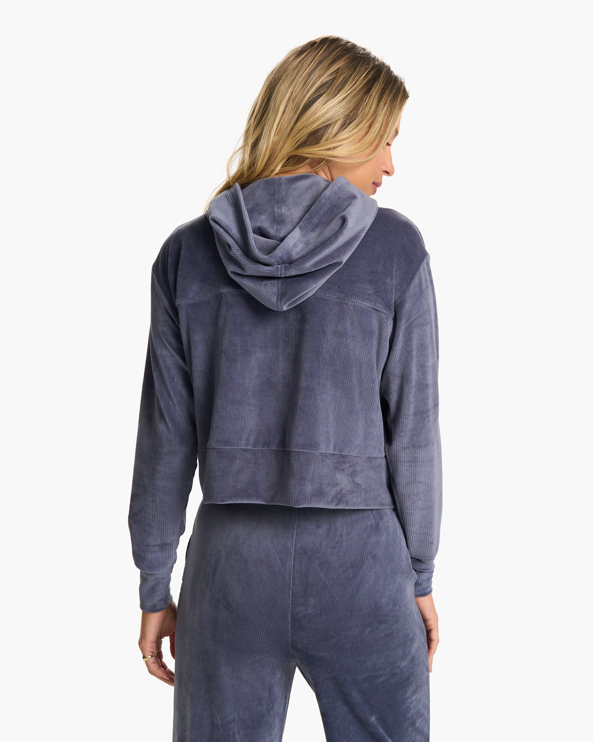 Haven Half Zip Hoodie | Azure - Image 4
