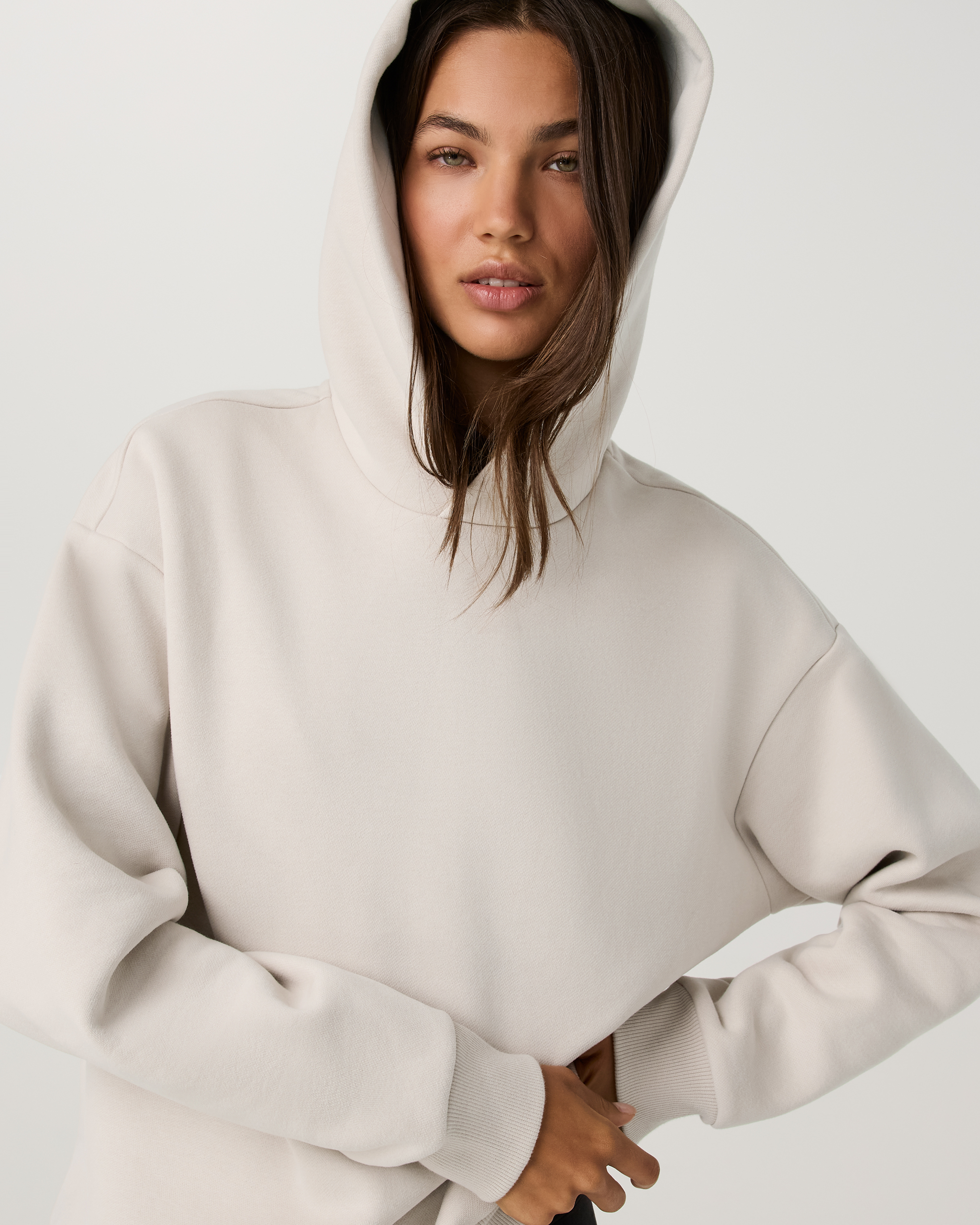 Restore Oversized Hoodie | Ecru Tonal - Image 5