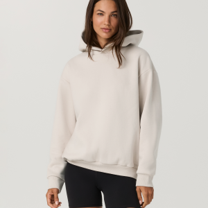 Restore Oversized Hoodie | Ecru Tonal