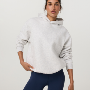 Restore Oversized Hoodie | Pale Grey Heather Tonal