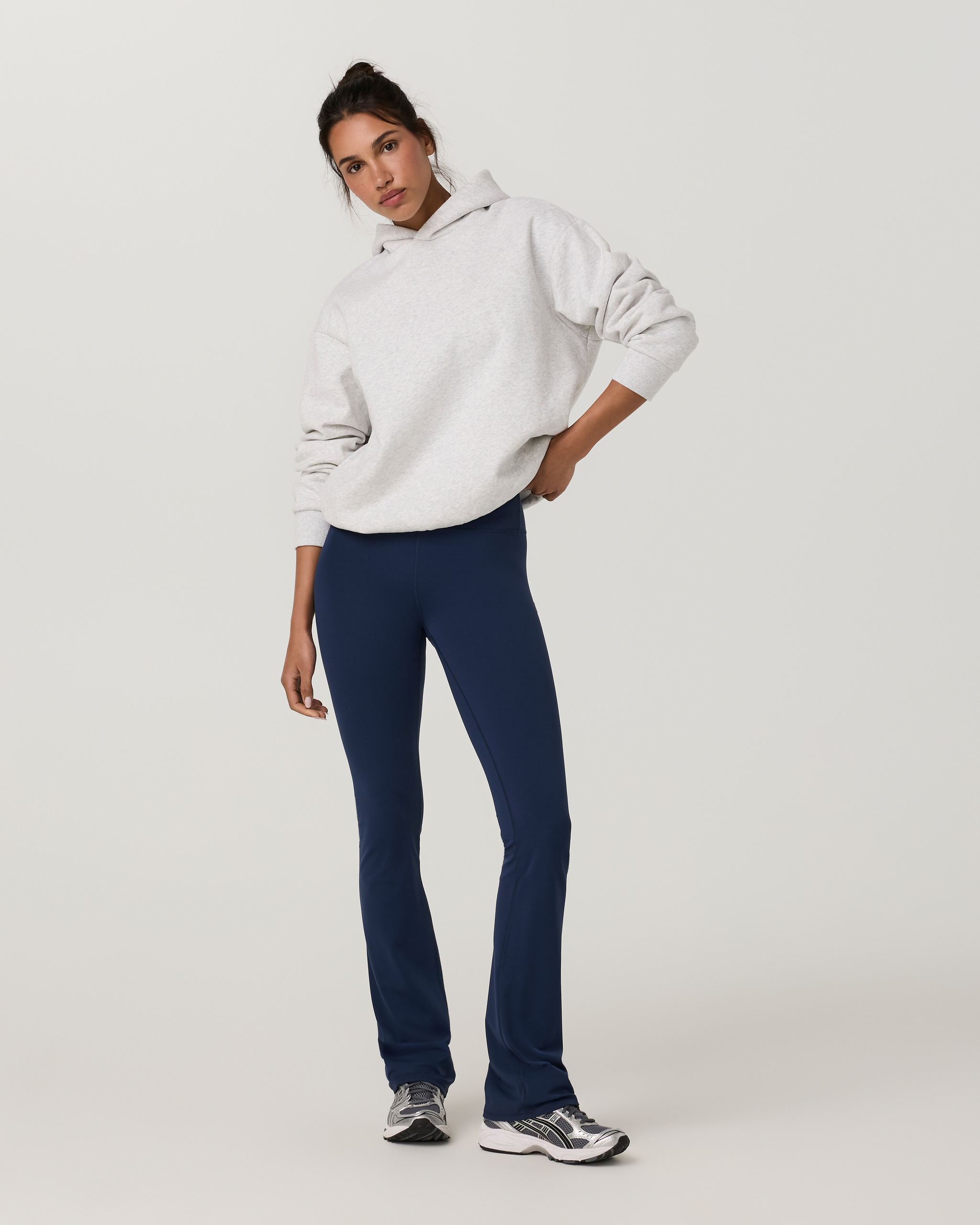 Restore Oversized Hoodie | Pale Grey Heather Tonal - Image 2