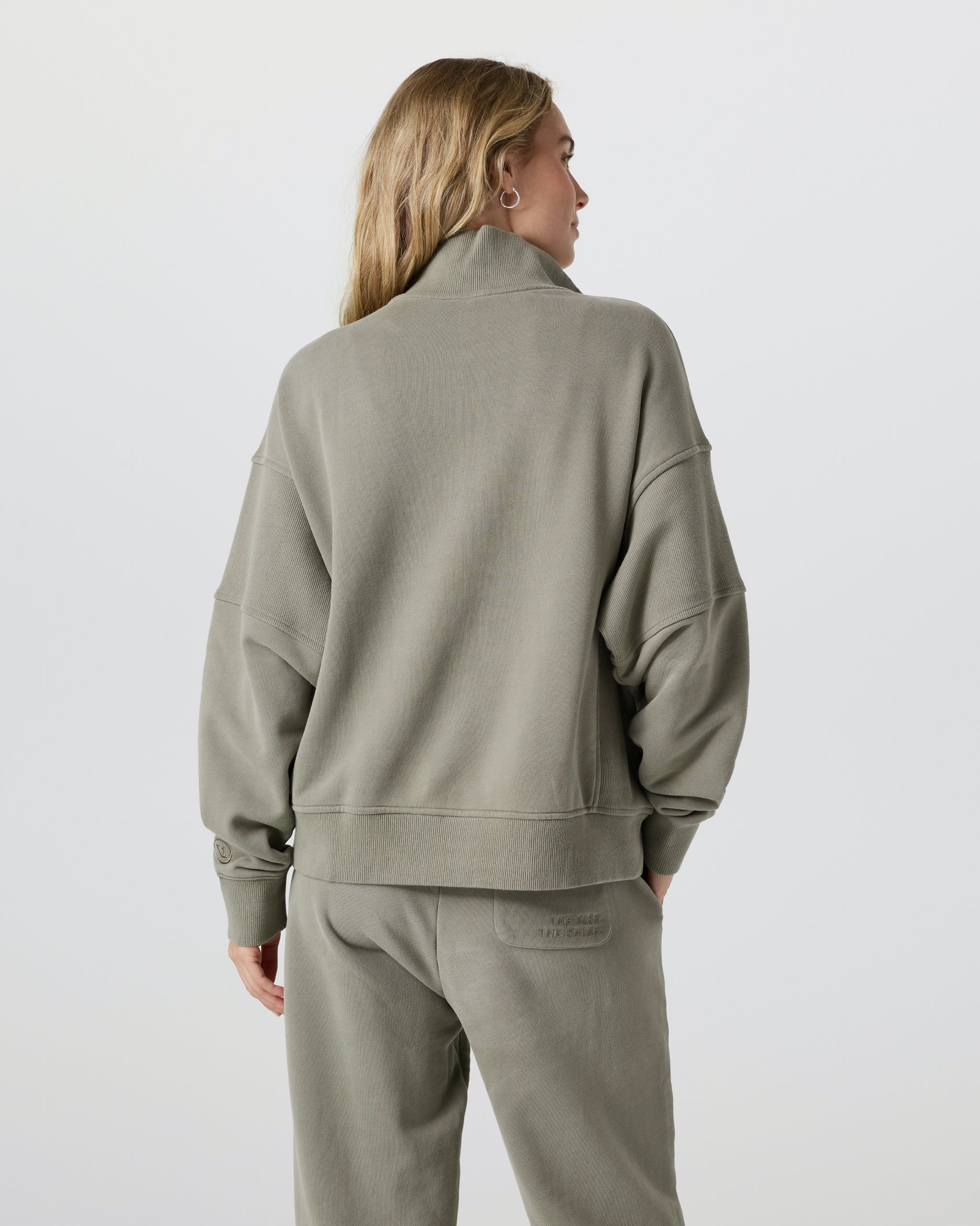 Sedona Rib Half Zip | Metal - Image 3