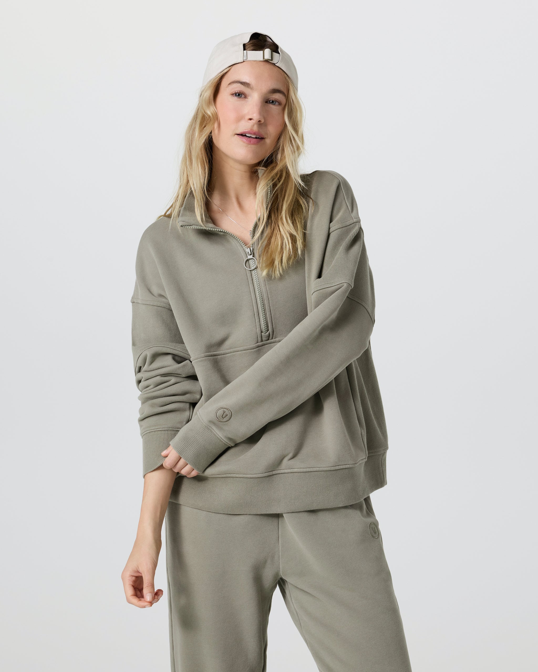 Sedona Rib Half Zip | Metal - Image 4