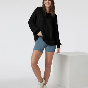 Alps Crew Neck Sweater | Black
