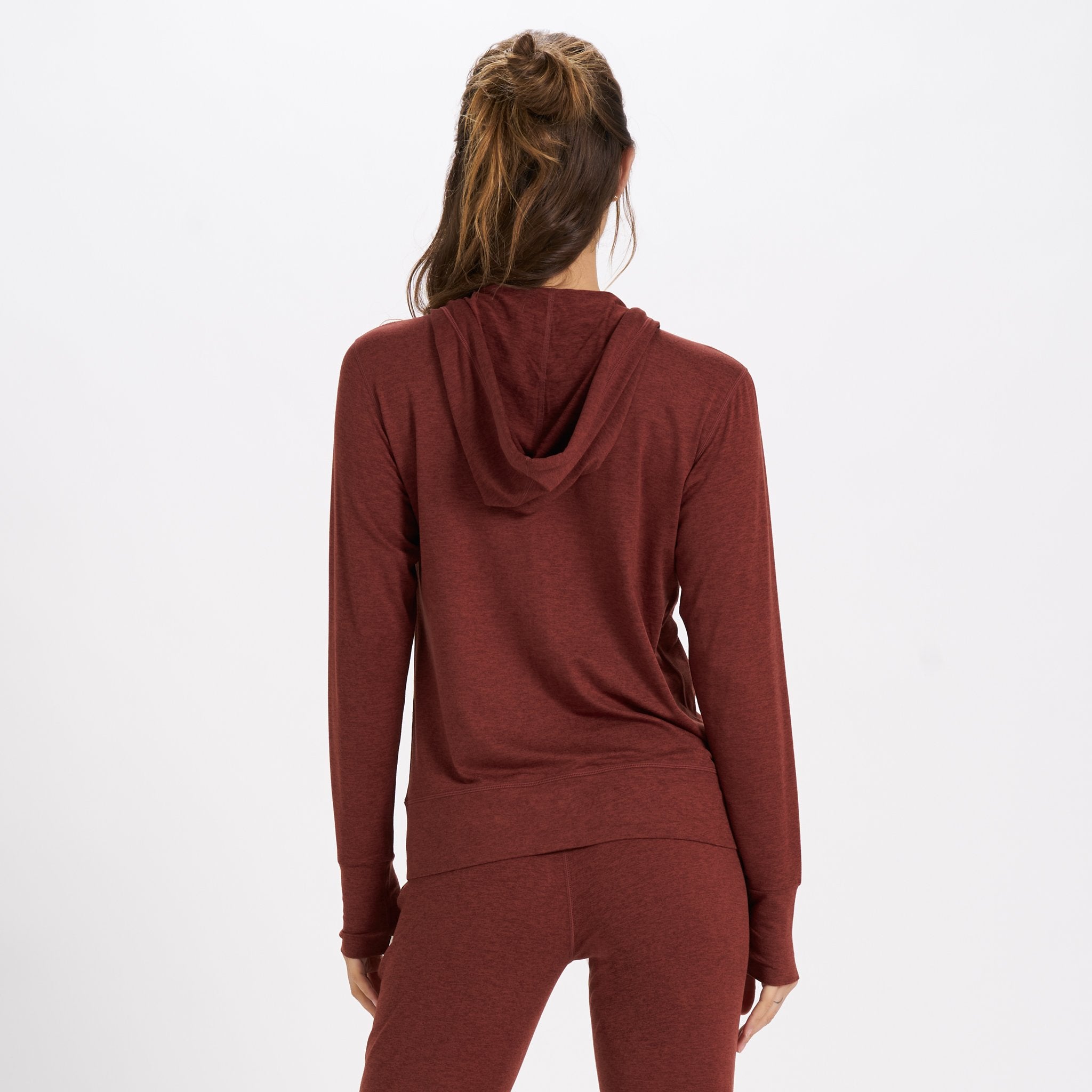 Halo Performance Hoodie | Brick Heather - Image 3