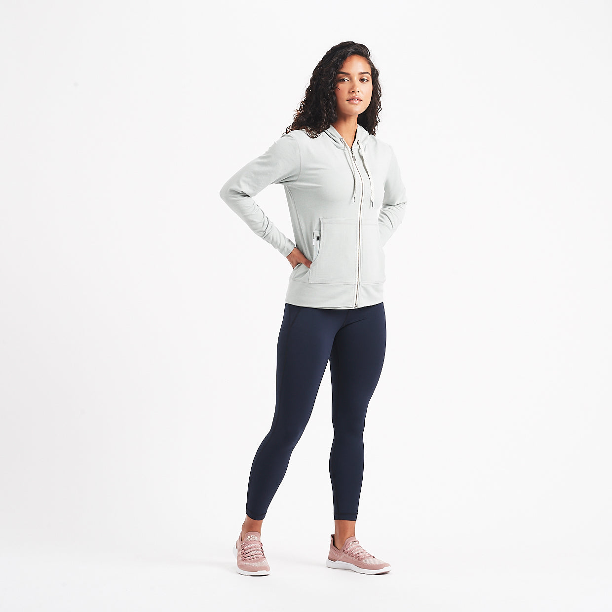 Halo Performance Hoodie | Sage Heather - Image 3