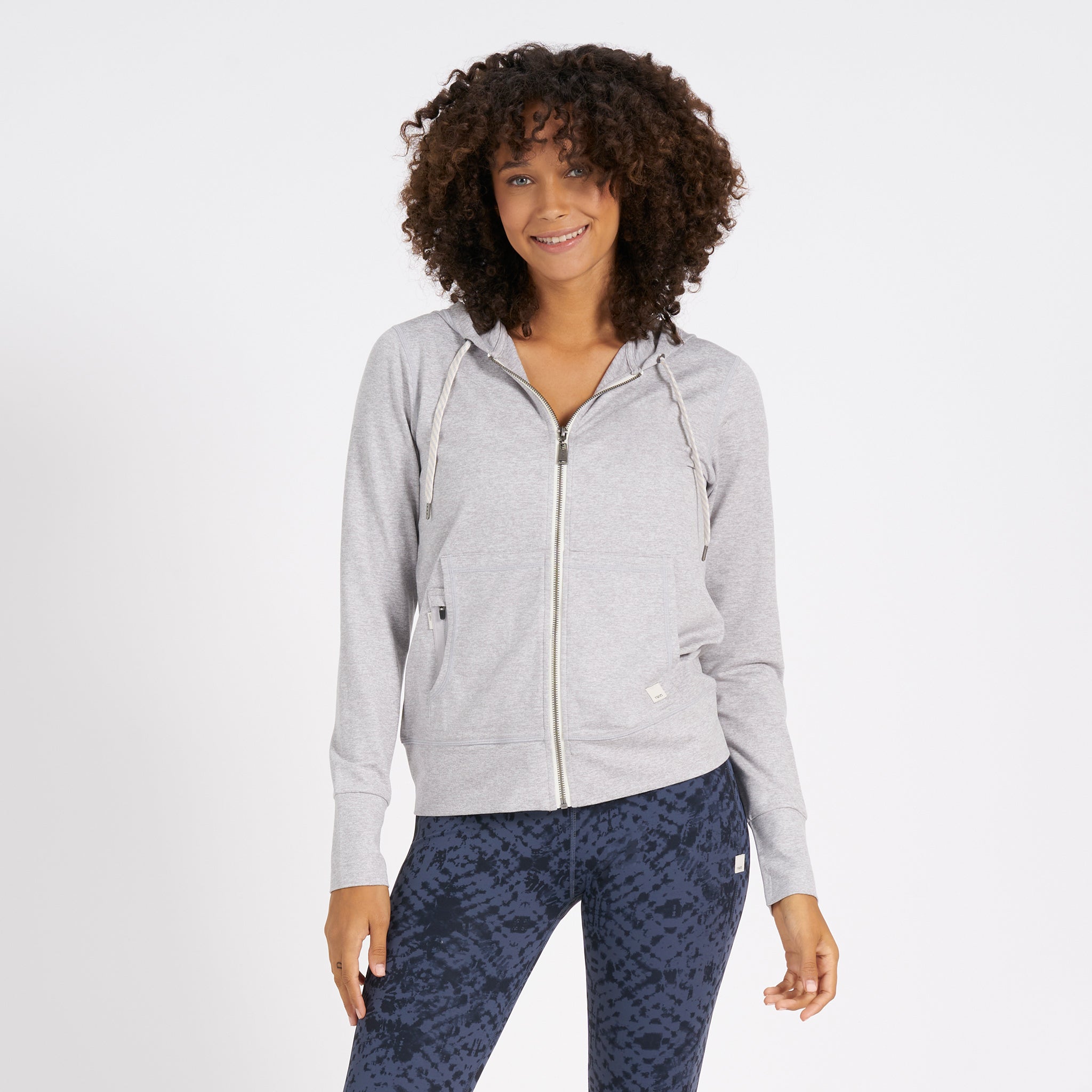 Halo Performance Hoodie | Pale Grey Heather - Image 2