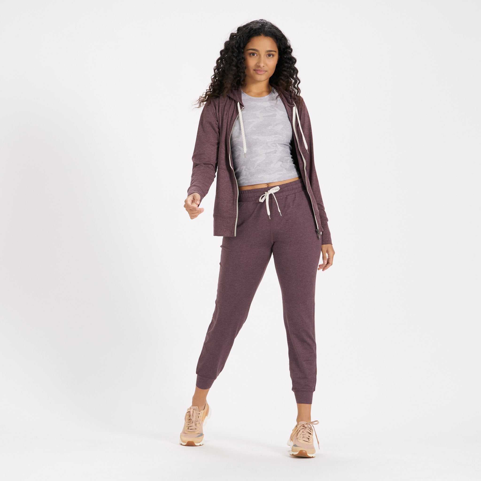 Halo Performance Hoodie | Smoked Plum Heather - Image 4