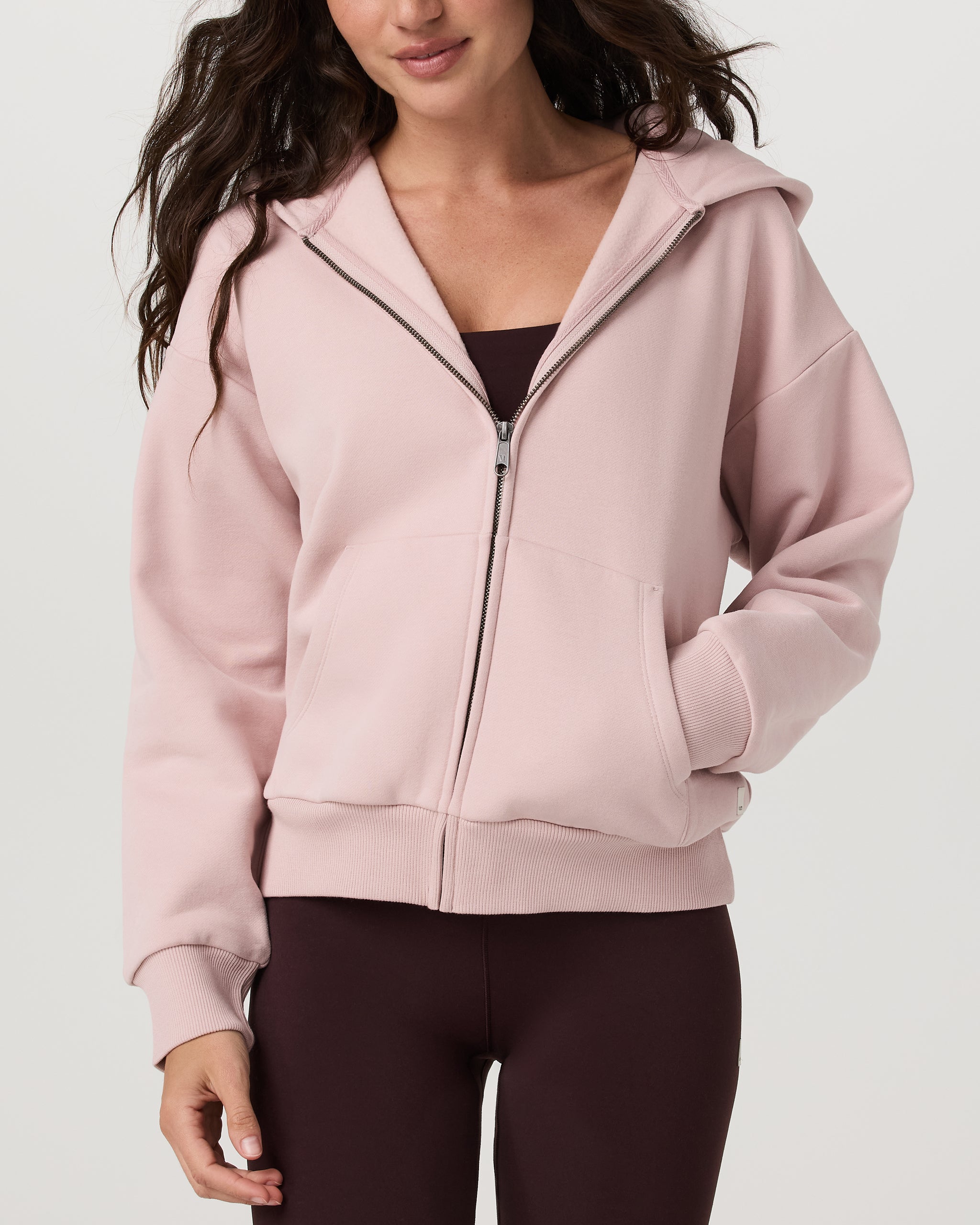 Restore Full Zip Hoodie | Vintage Rose - Image 4