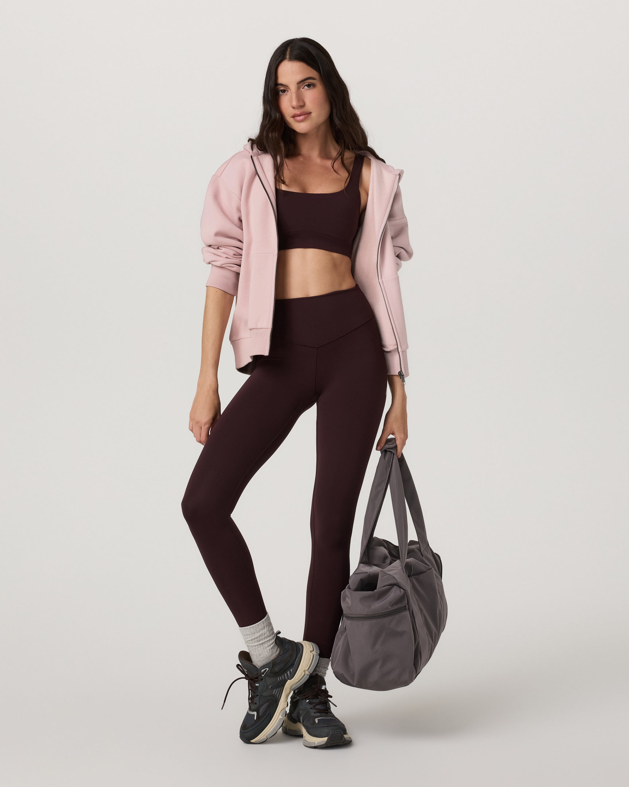 Restore Full Zip Hoodie | Vintage Rose - Image 2