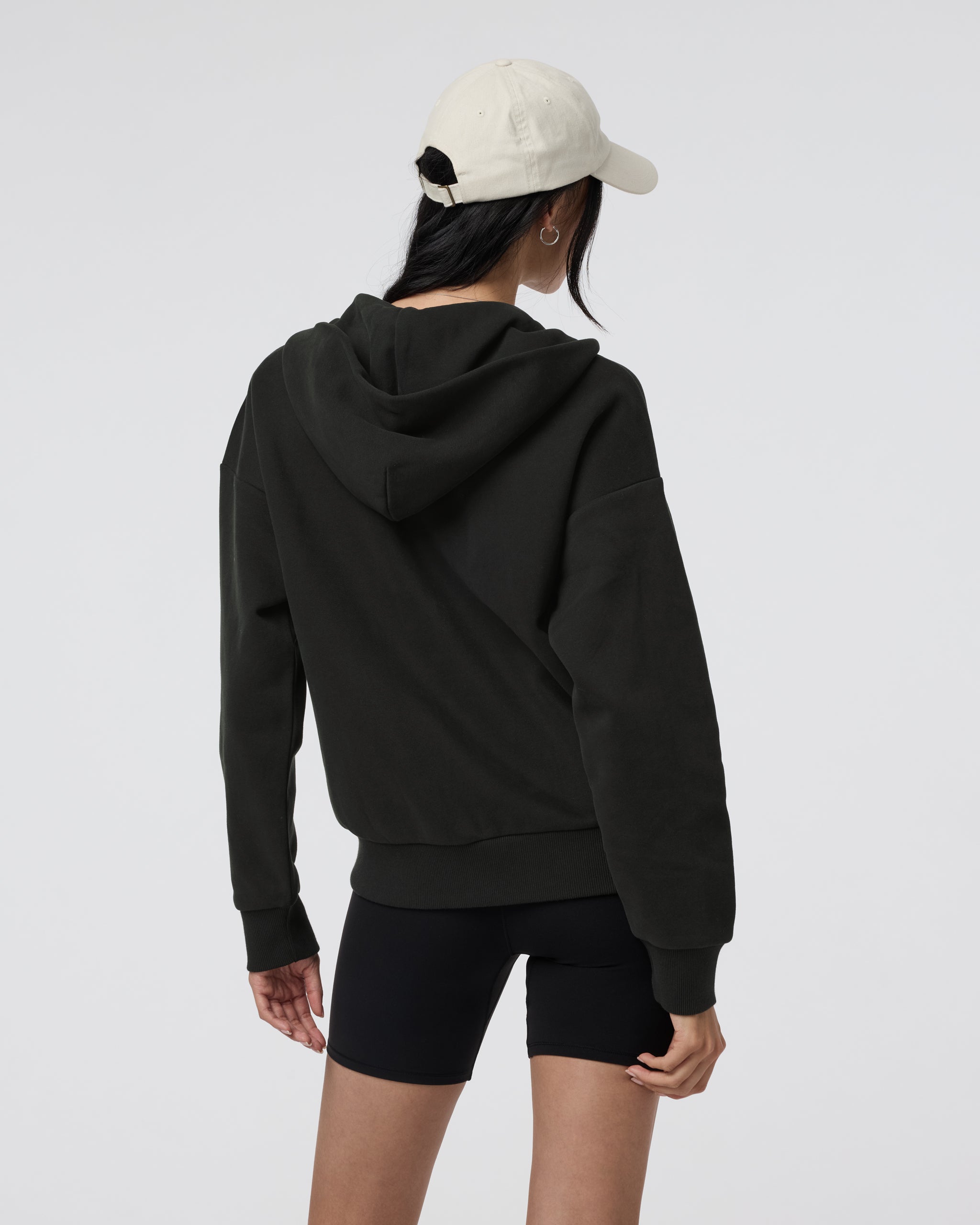 Restore Full Zip Hoodie | Washed Black - Image 3