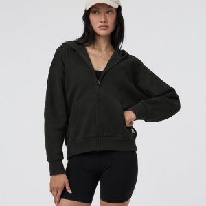 Restore Full Zip Hoodie | Washed Black