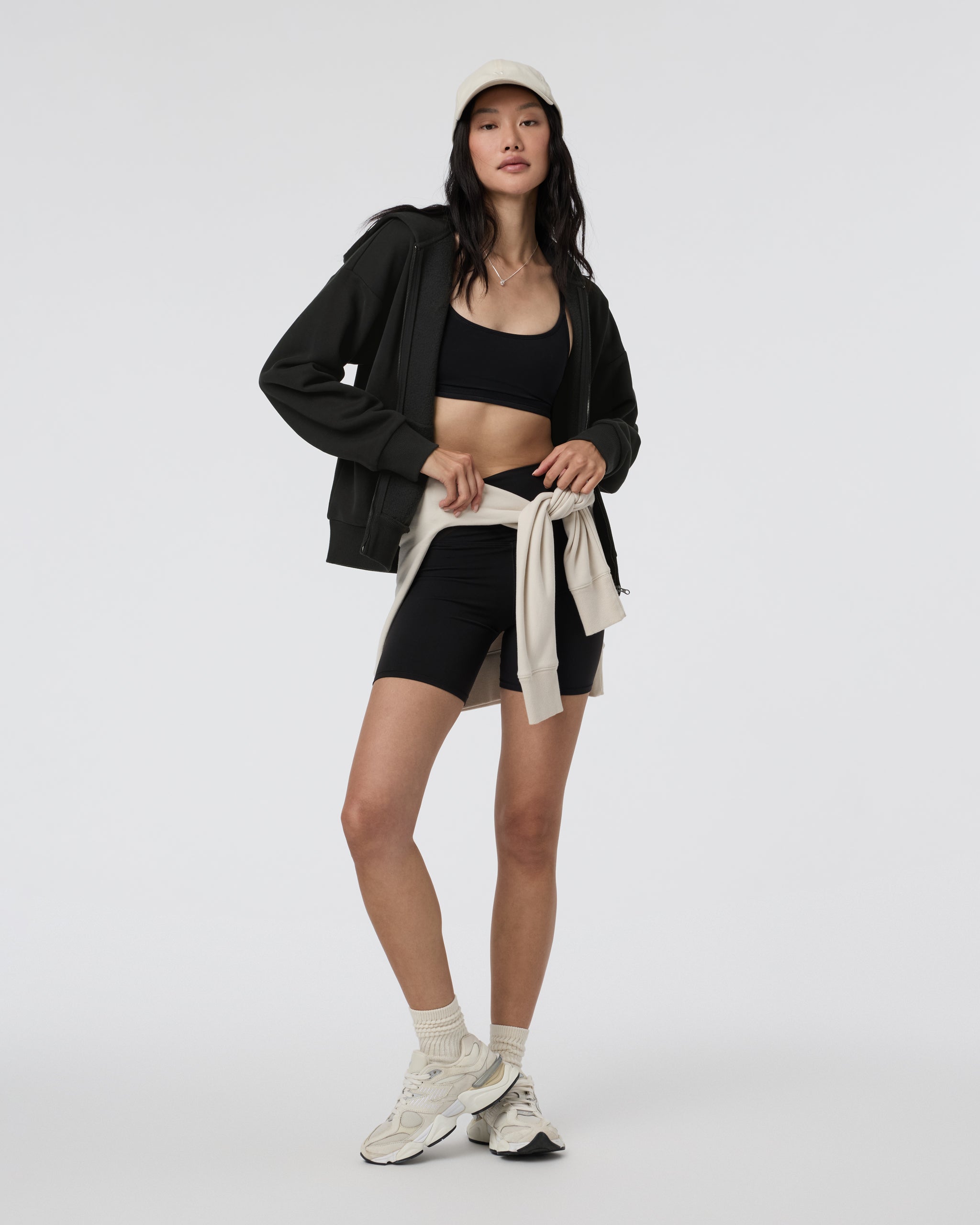 Restore Full Zip Hoodie | Washed Black - Image 2