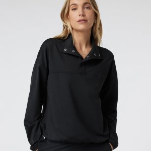 Granite Snap Mock | Black Heather