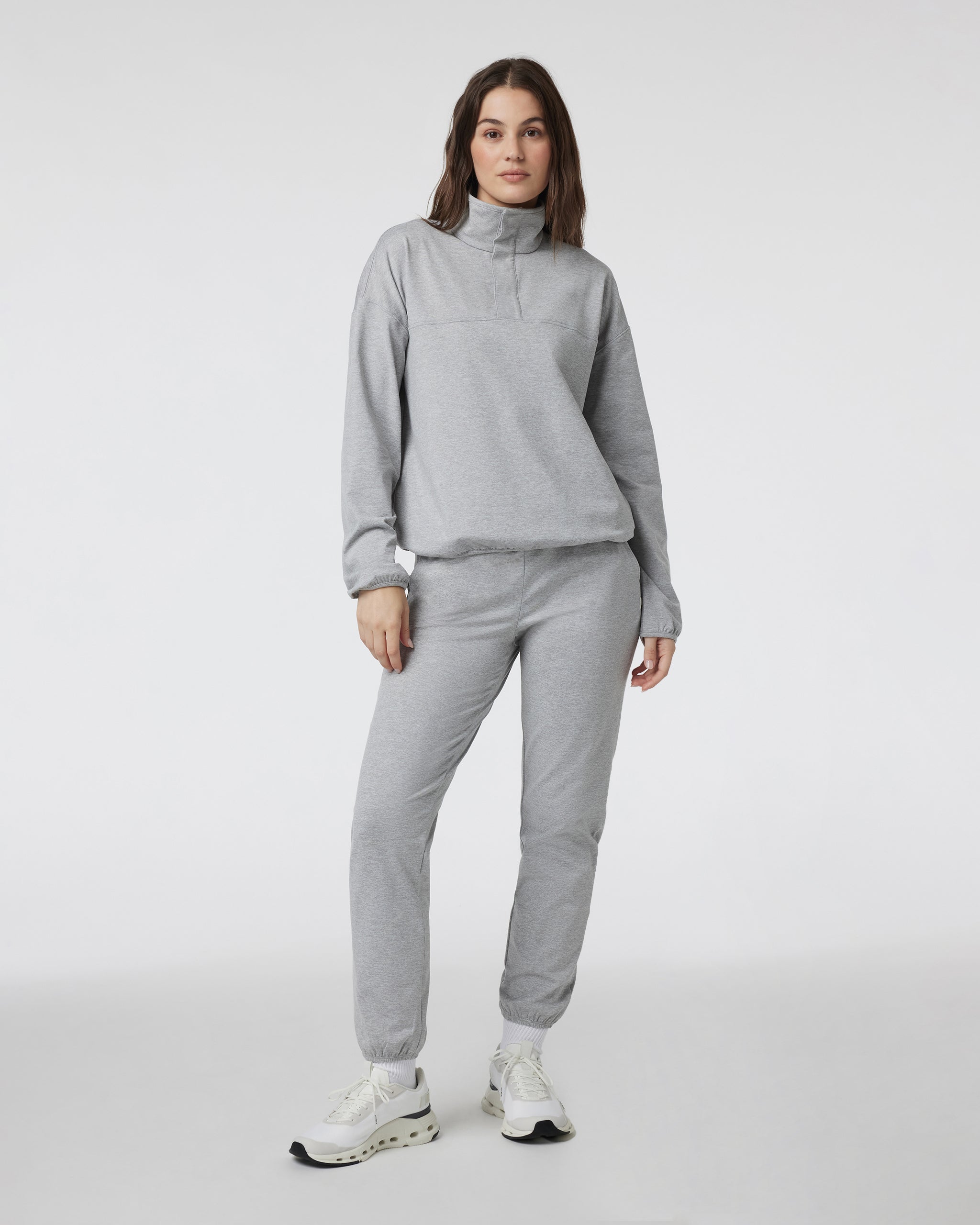 Granite Snap Mock | Light Heather Grey - Image 3