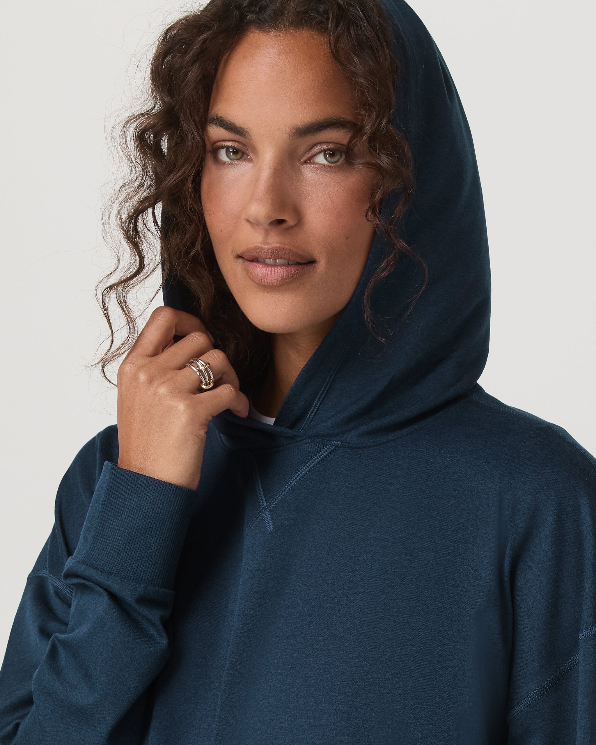 Halo Modern Pullover Hoodie | Blue Coast Heather - Image 6