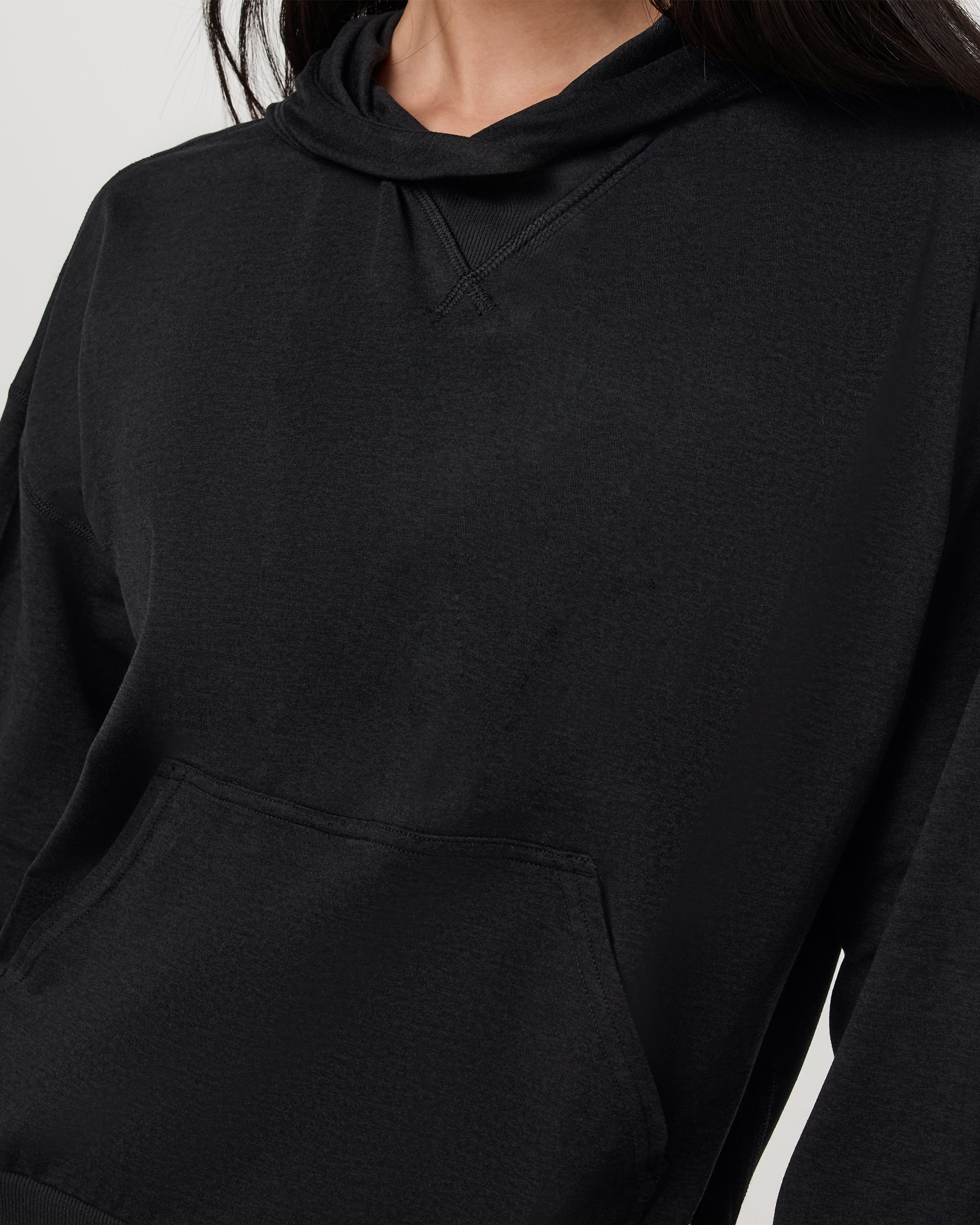 Halo Modern Pullover Hoodie | Black Heather - Image 2
