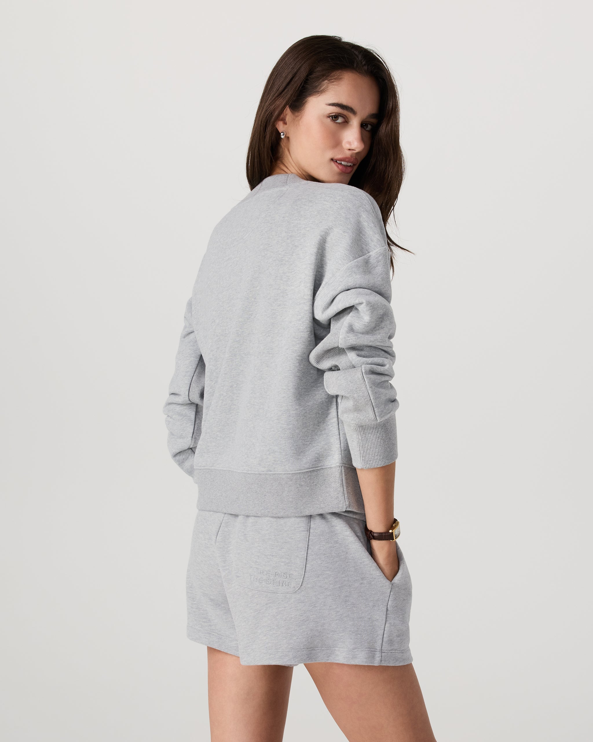 Sedona Cardigan | Light Heather Grey - Image 3
