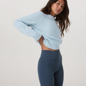Émilie Cashmere Crew | Bluebell