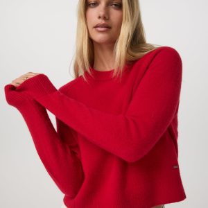 Émilie Cashmere Crew | Cherry