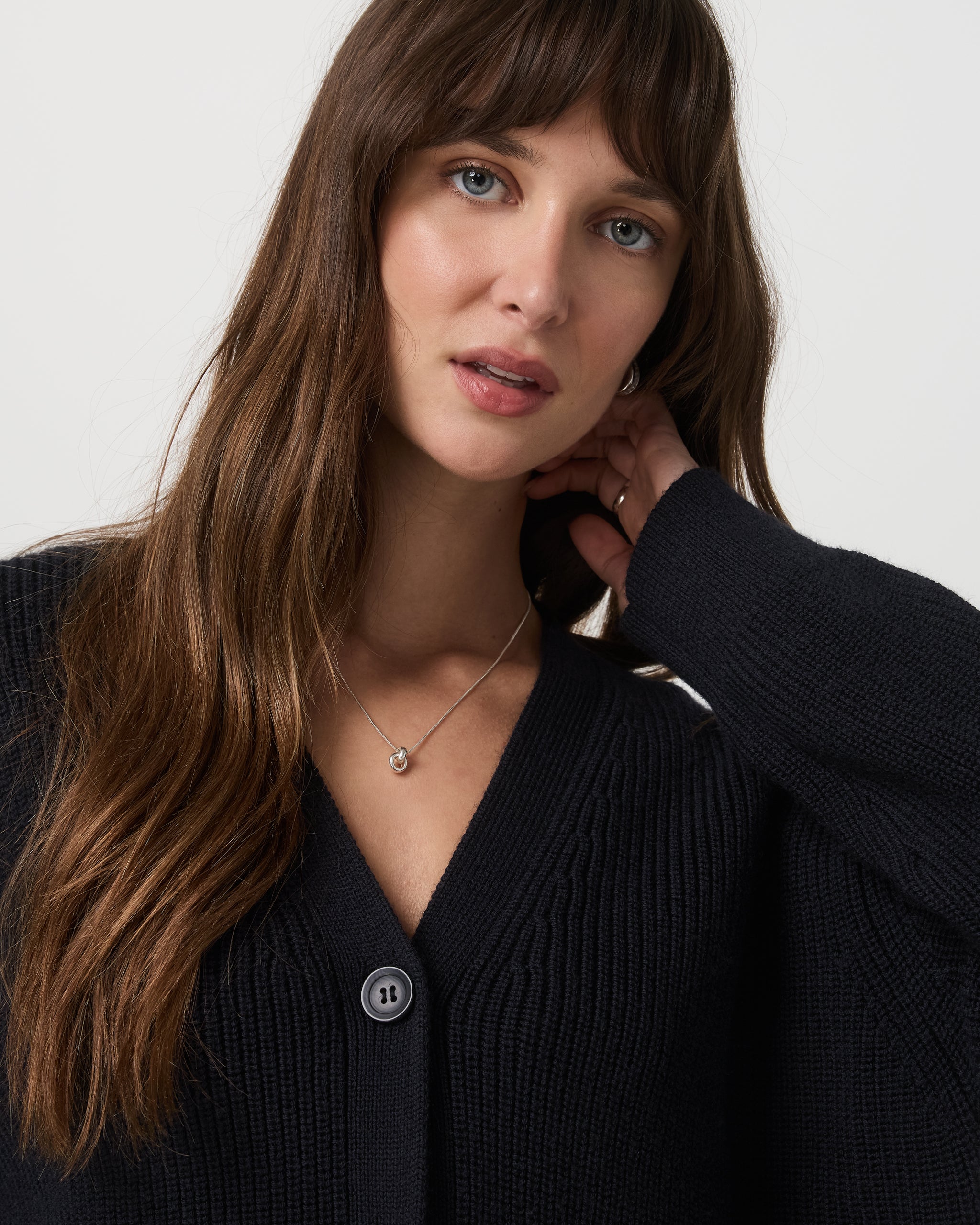Alps Boyfriend Cardigan | Black - Image 5