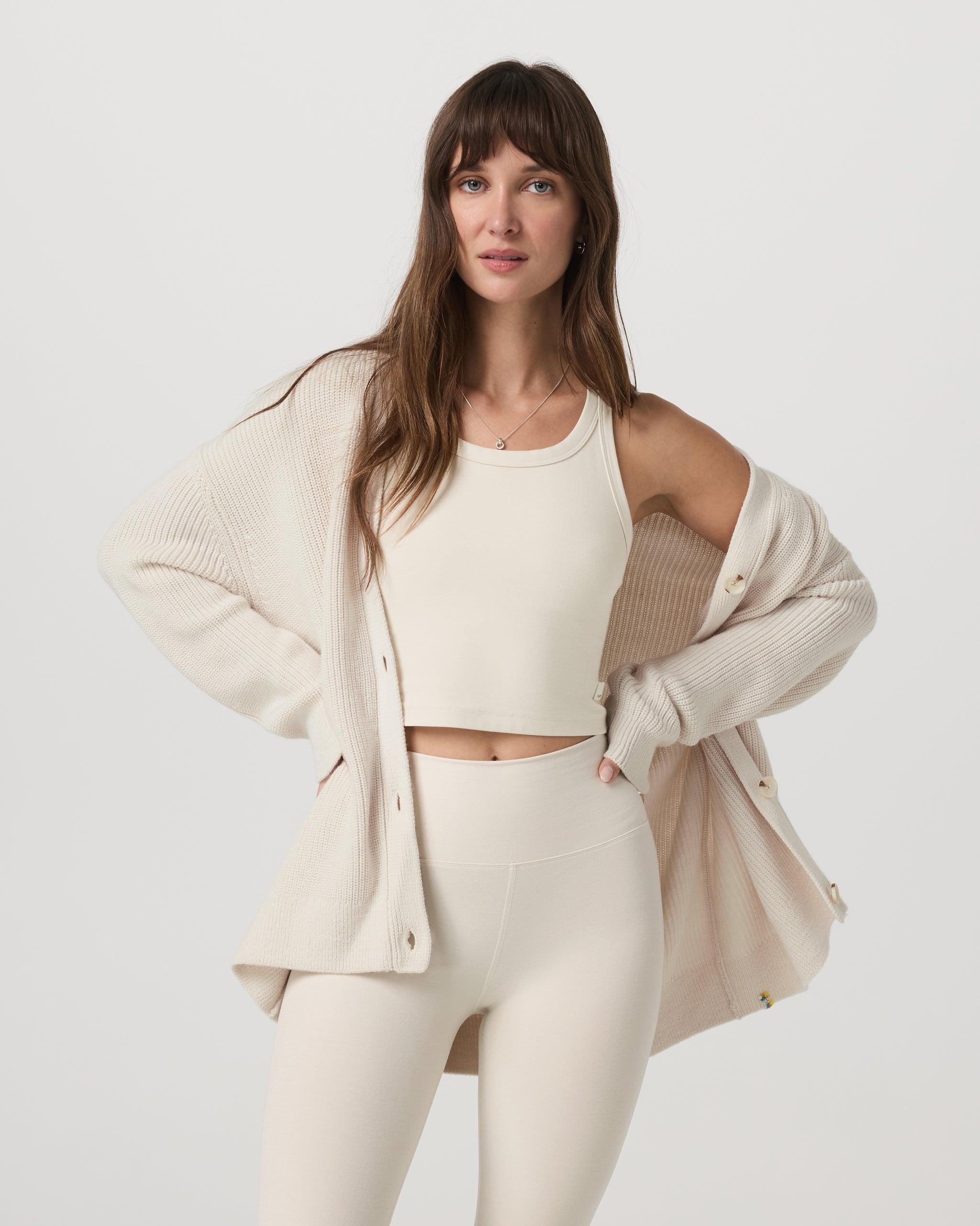 Alps Boyfriend Cardigan | Marshmallow
