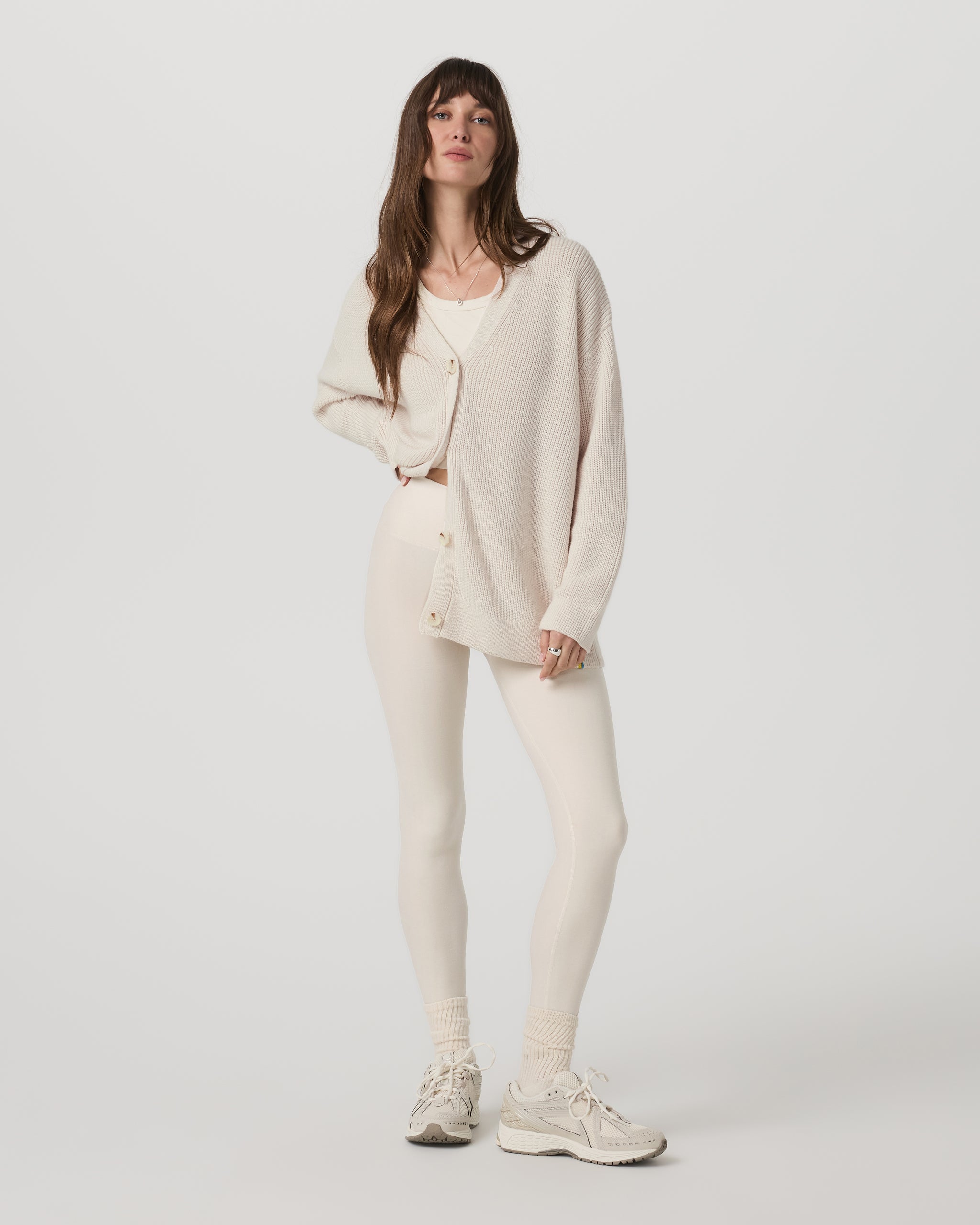 Alps Boyfriend Cardigan | Marshmallow - Image 2