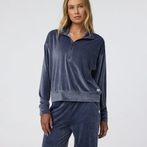 Haven Half Zip | Azure