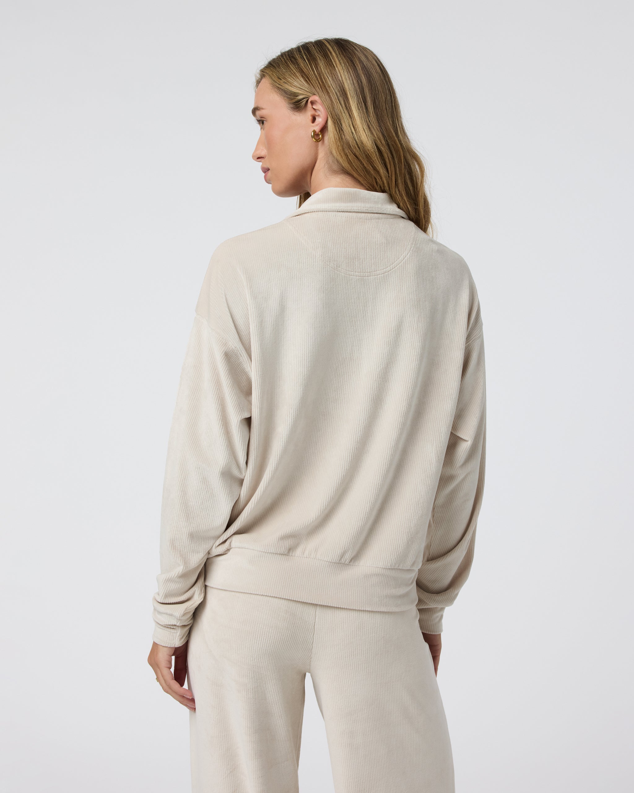 Haven Half Zip | Suede - Image 4