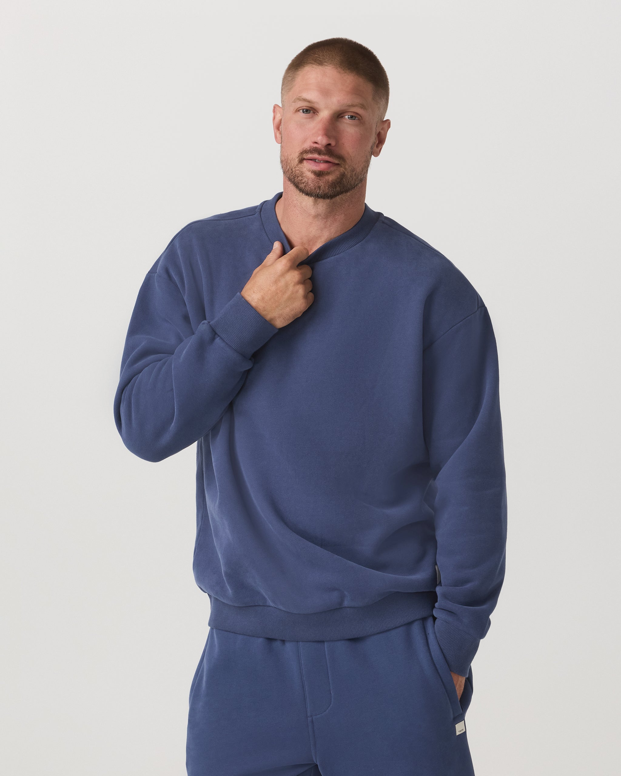 Restore Oversized Crew 2.0 | French Blue - Image 8