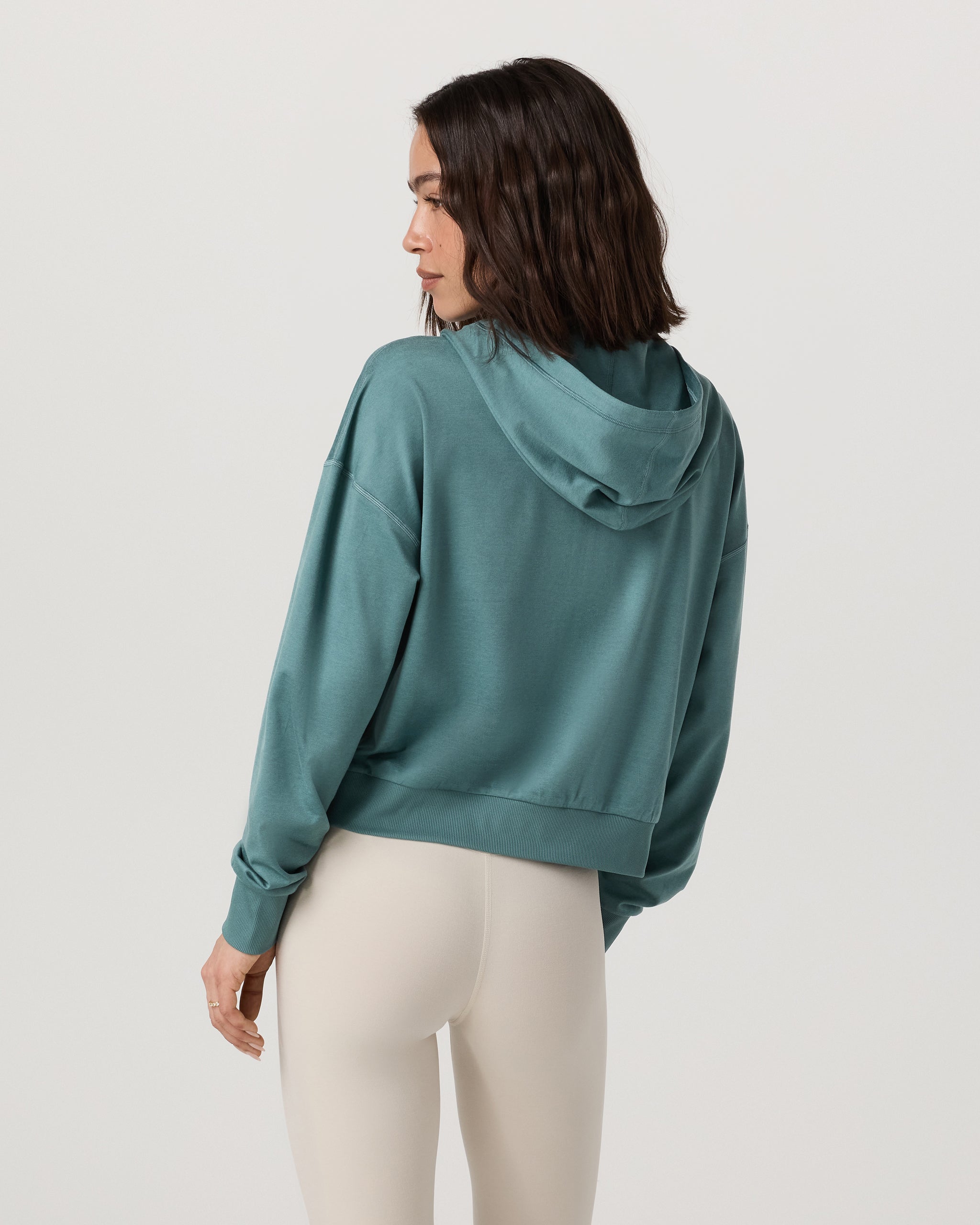 Halo Modern Full Zip Hoodie | Bluegrass Heather - Image 3