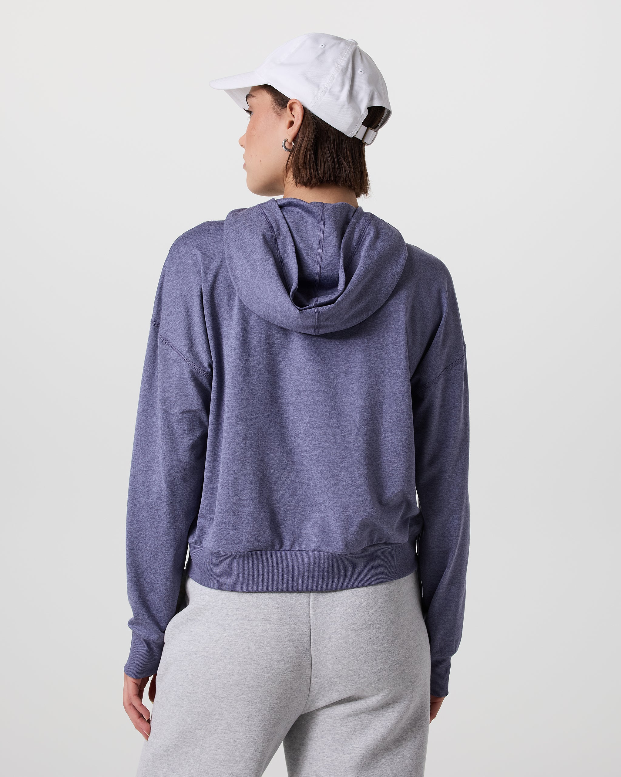 Halo Modern Full Zip Hoodie | Cosmic Heather - Image 3