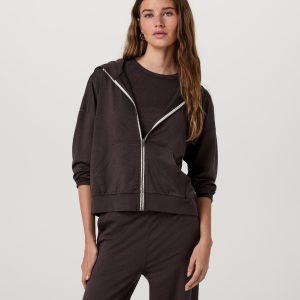 Halo Modern Full Zip Hoodie | Java Heather