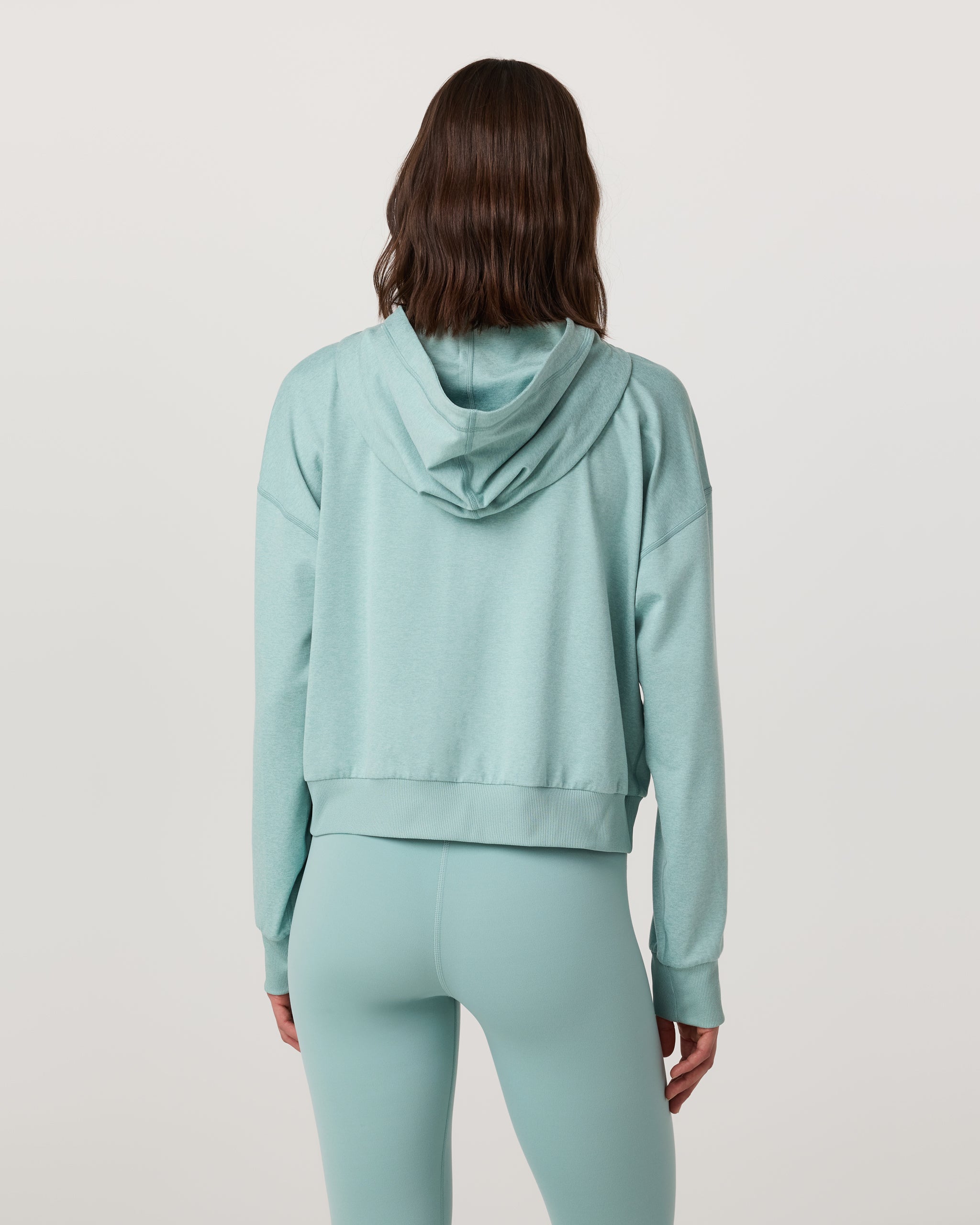 Halo Modern Full Zip Hoodie | Sea Spray Heather - Image 3
