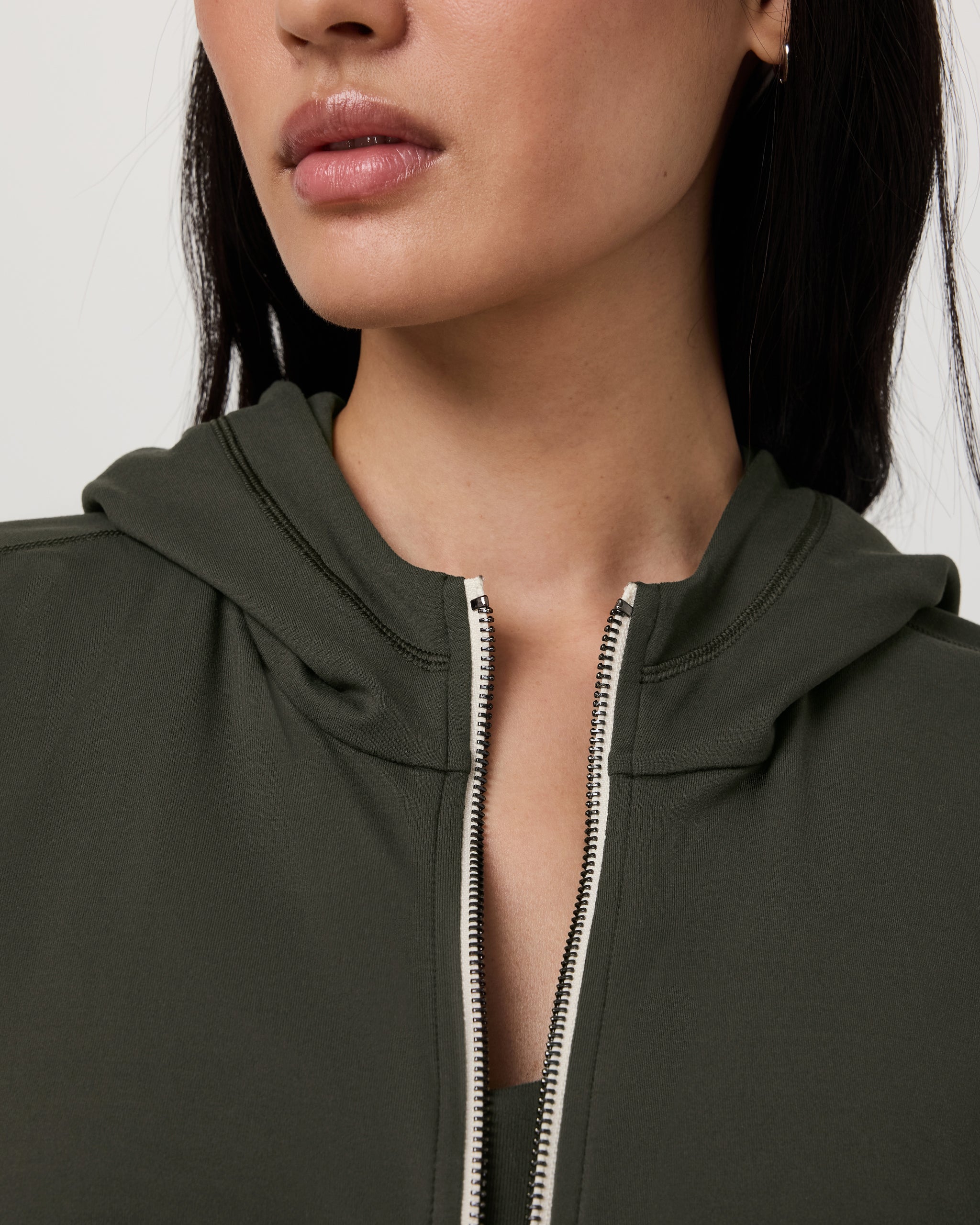 Halo Modern Full Zip Hoodie | Kale - Image 5