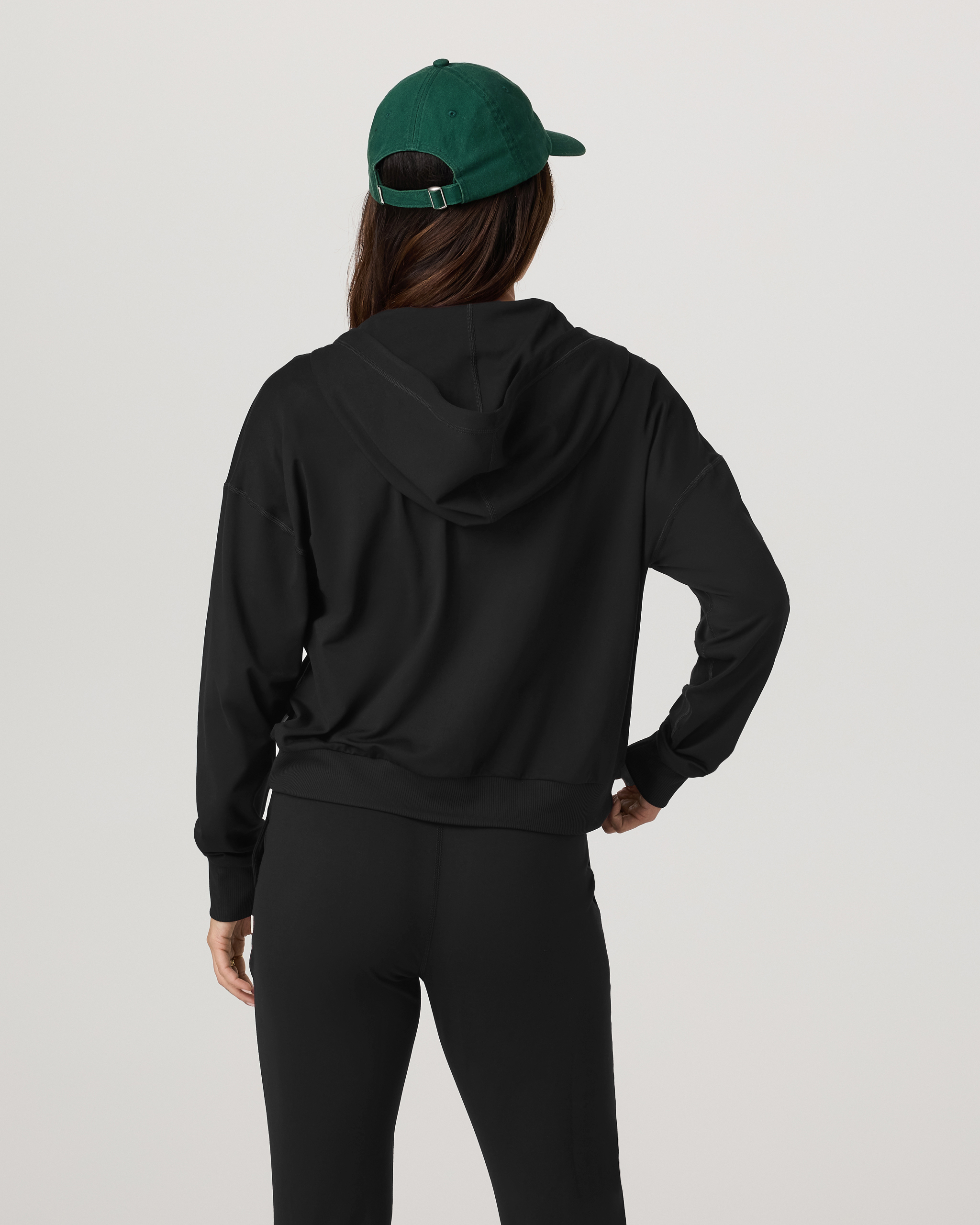 Halo Modern Full Zip Hoodie | True Black - Image 3