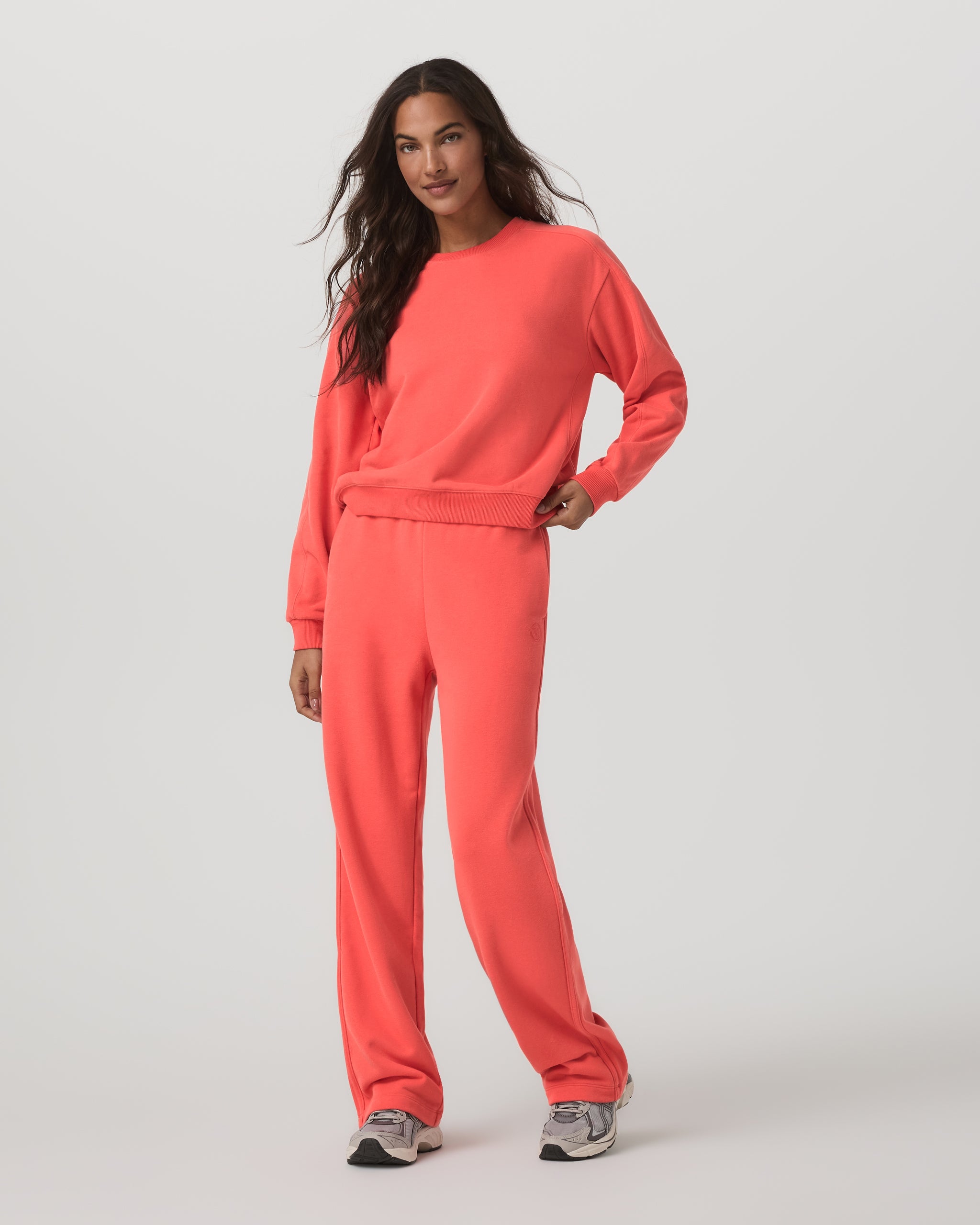 Sedona Seams Crew | Bright Coral - Image 4